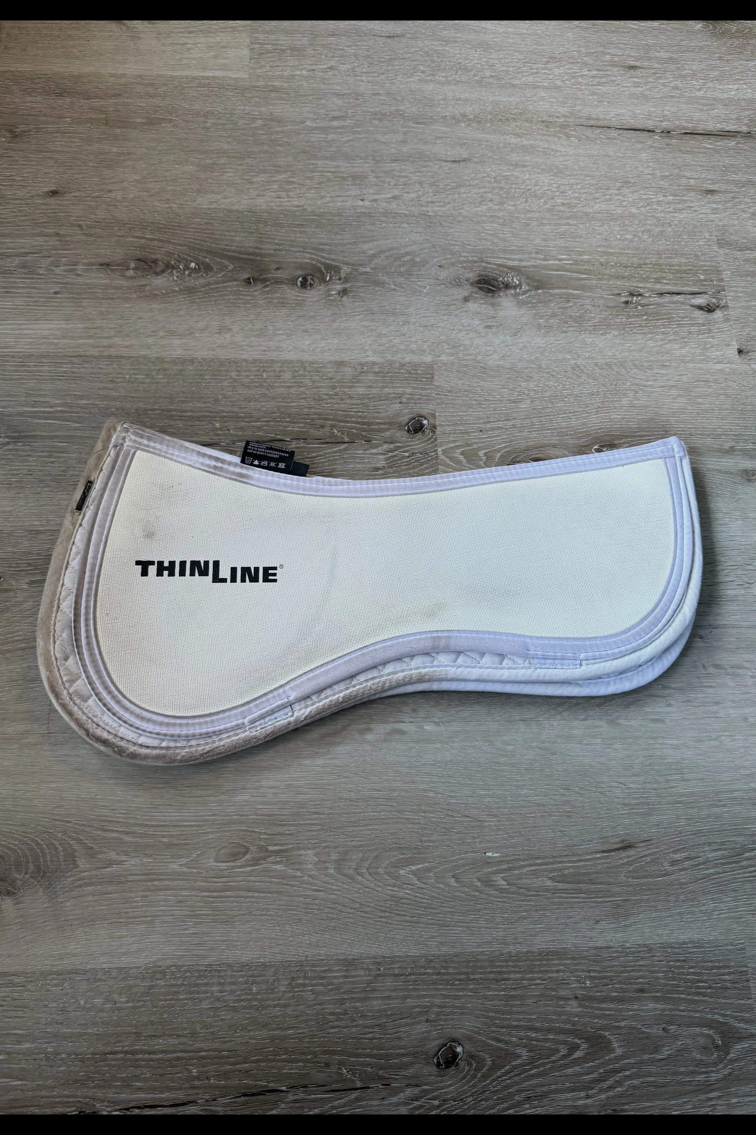 Thinline Shimmable Trifecta Cotton Half Pad in White - Medium