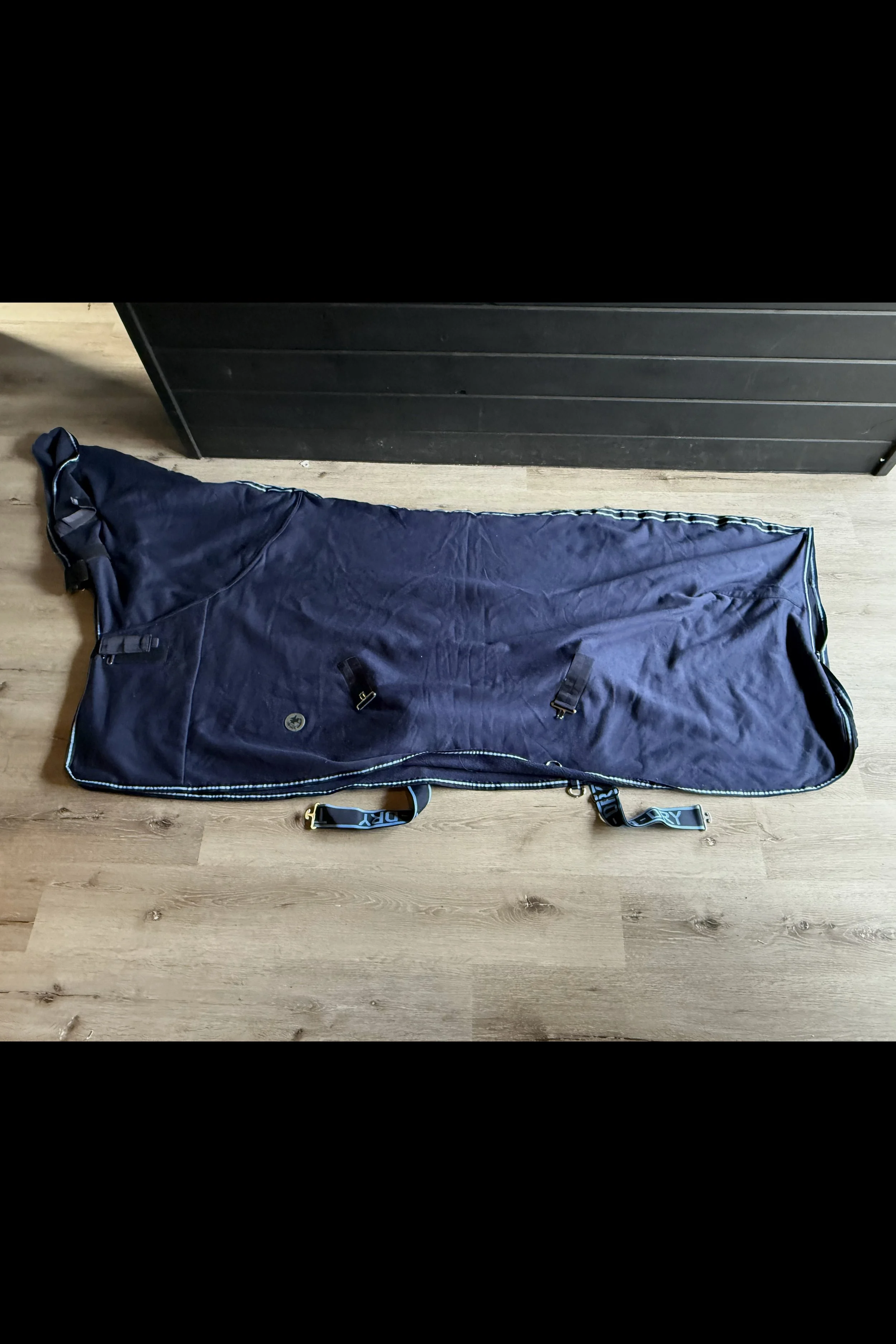 Centaur Turbo Dry Fleece Cooler In Navy - Horse (72-76”)
