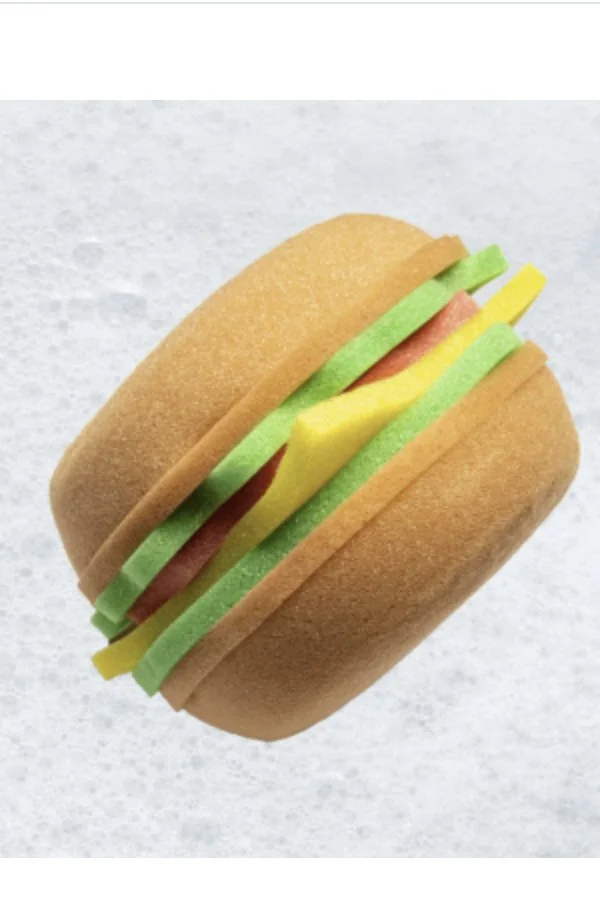 The Tack Hack Blue Ribbon Burger Bath Sponge