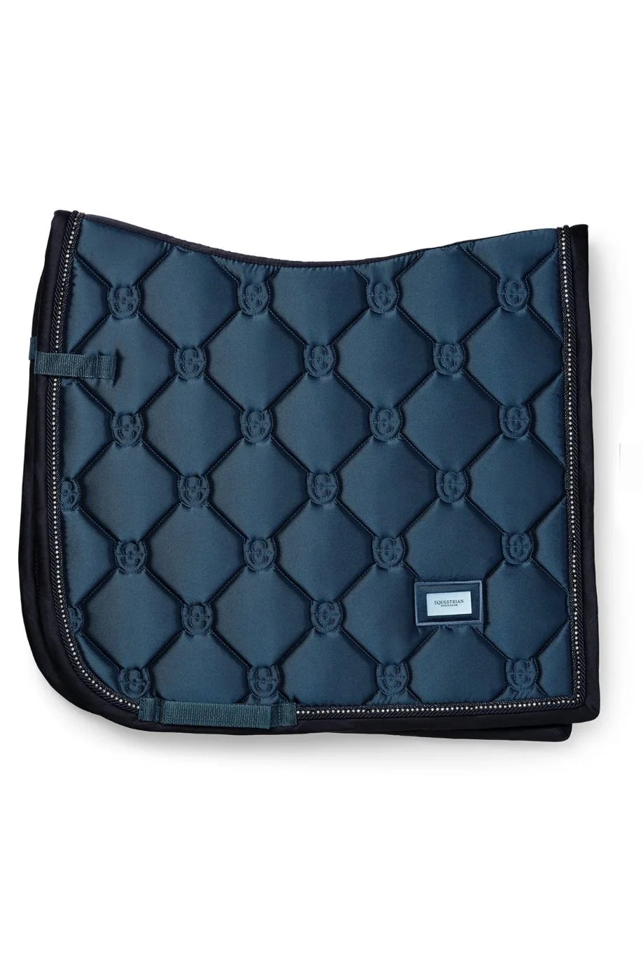 Equestrian Stockholm Dressage Saddle Pad Crystal Shine BLUE MEADOW