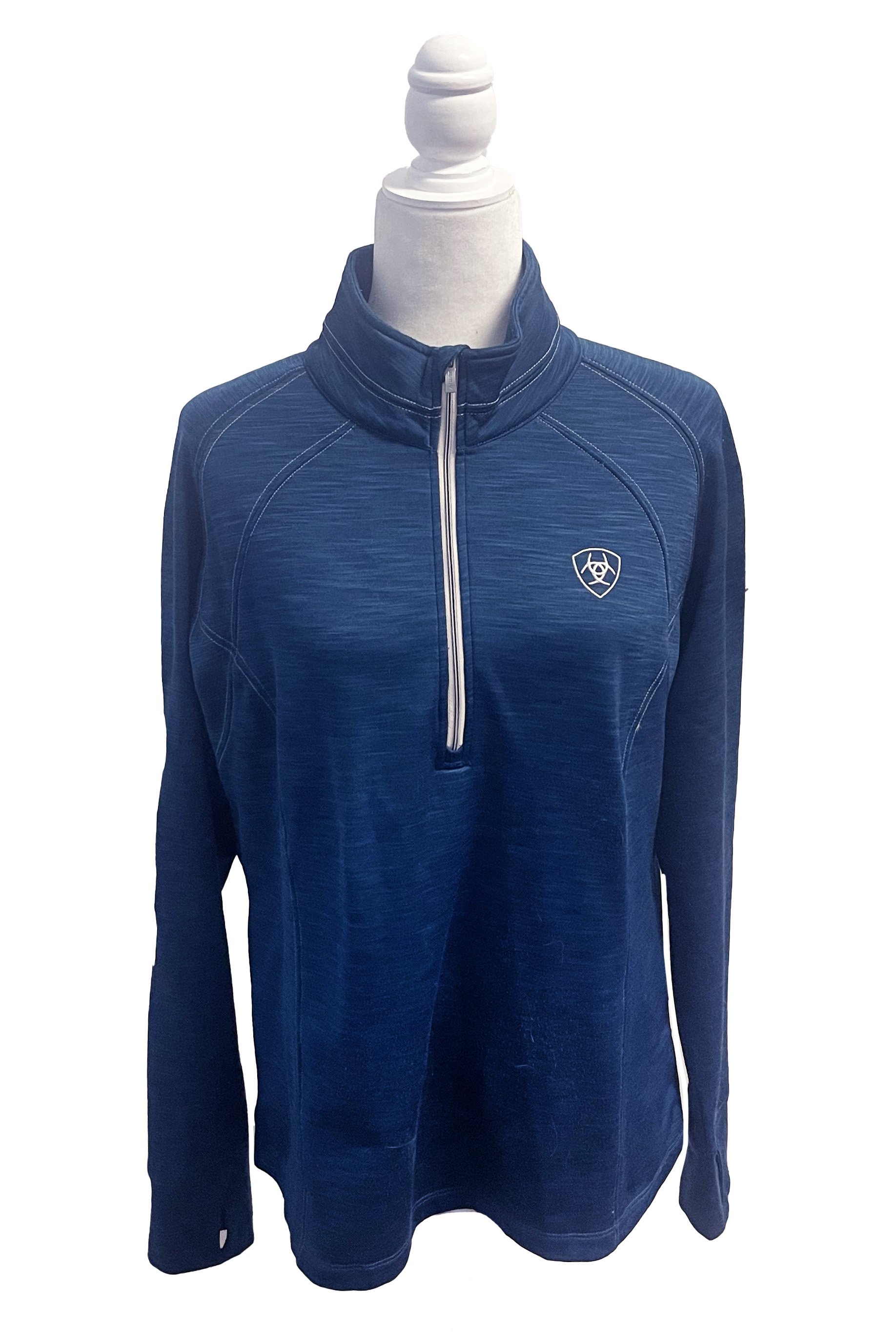 Ariat Cold Series Fleece Lined 1/4 Zip in Navy - X-Large - 2nd Round Equestrian