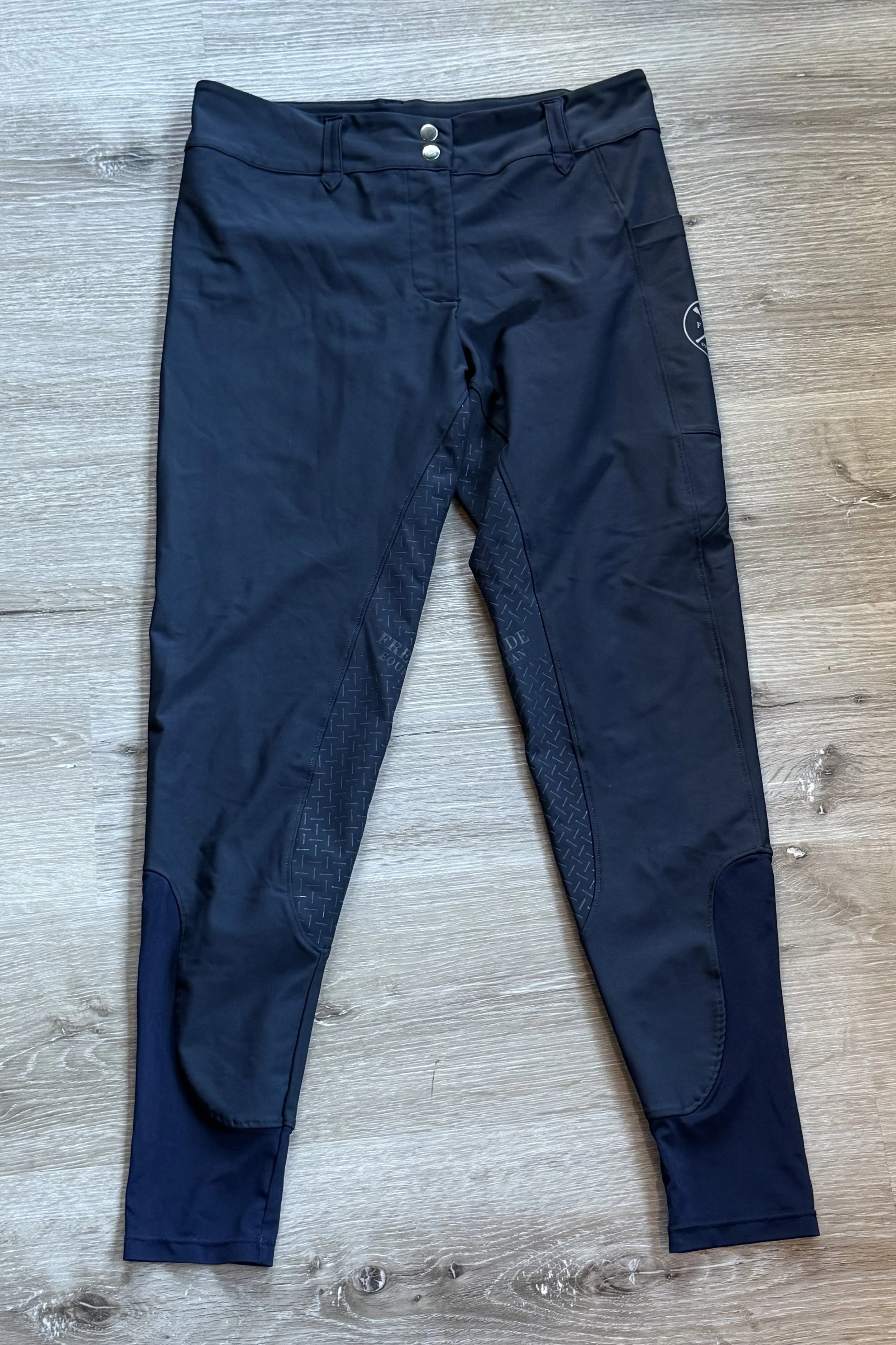 Free Ride Lux Full Seat Breech In Navy - XLarge