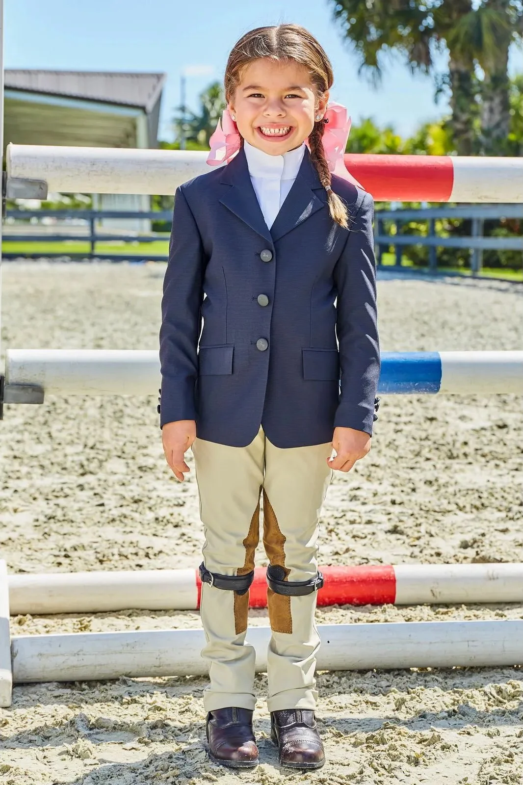 RJ Classics Hailey II Jr Show Coat In Navy - Kids 8 Regular
