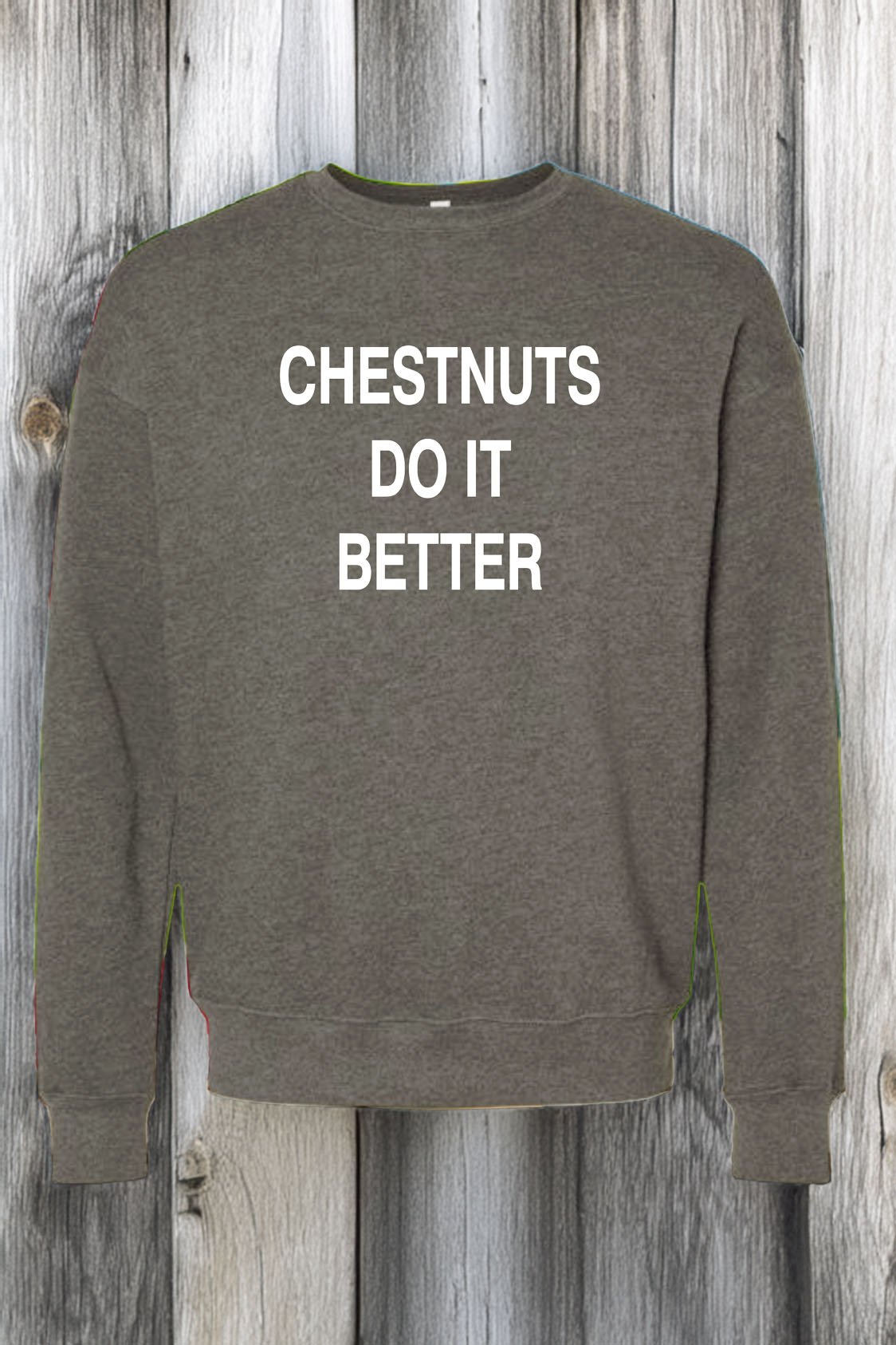 Equestrian AF Crew Neck Sweatshirt In Deep Heather - CHESTNUTS DO IT BETTER - 2nd Round Equestrian
