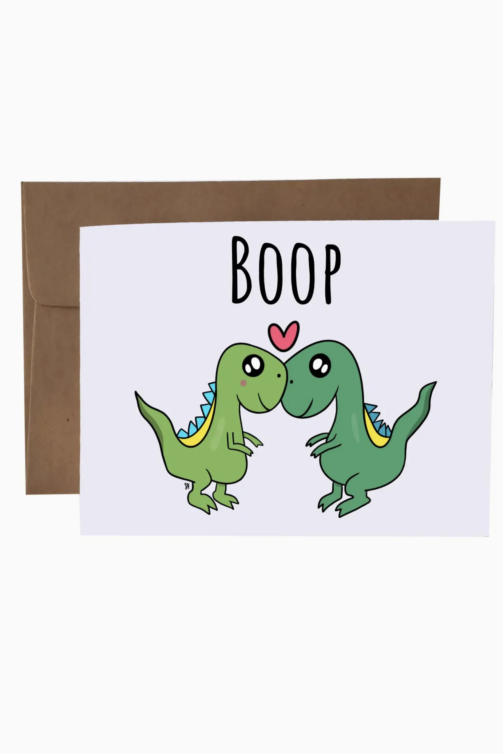 SKP ink Greeting Card  - Boop | Dinosaurs Love & Anniversary