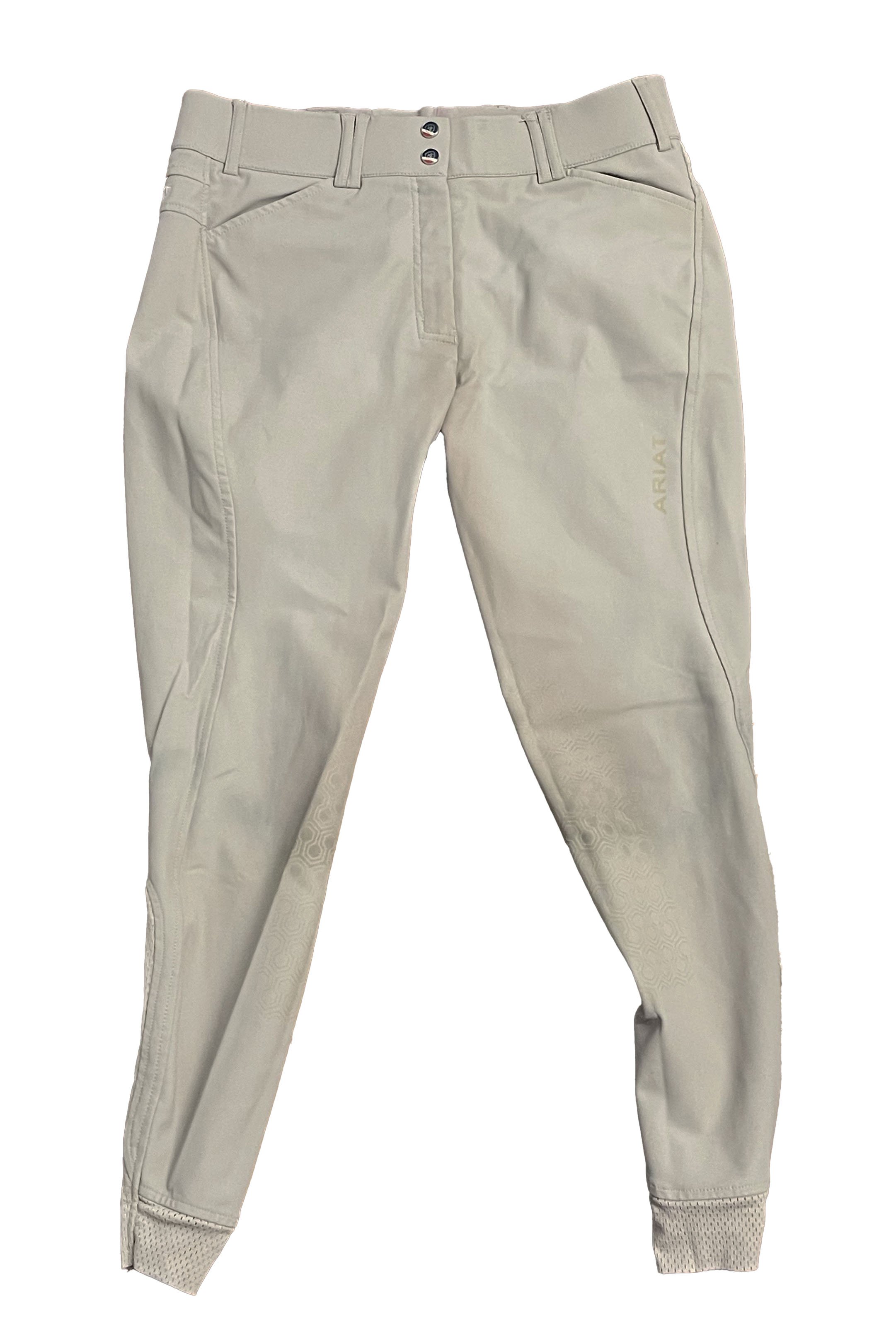 Ariat Tri Factor Knee Grip Breech In Tan - 30R - 2nd Round Equestrian