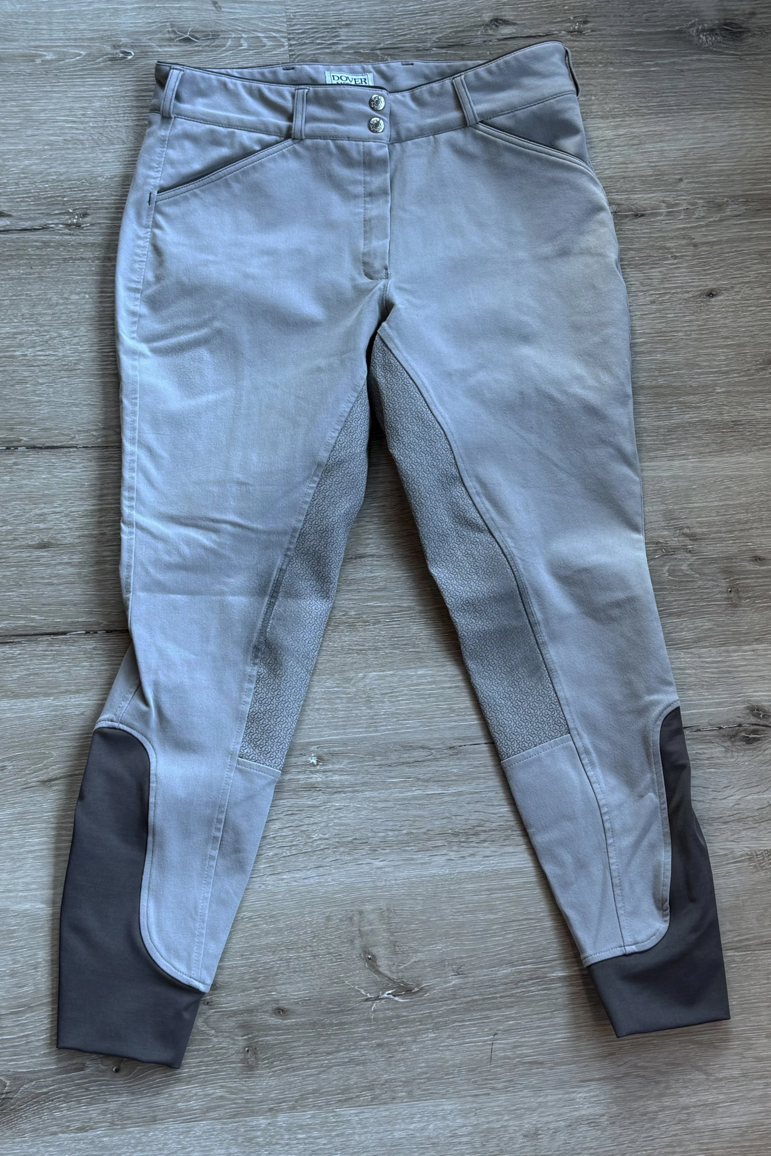 Dover Wellesley Full Grip Breech In Grey - 32