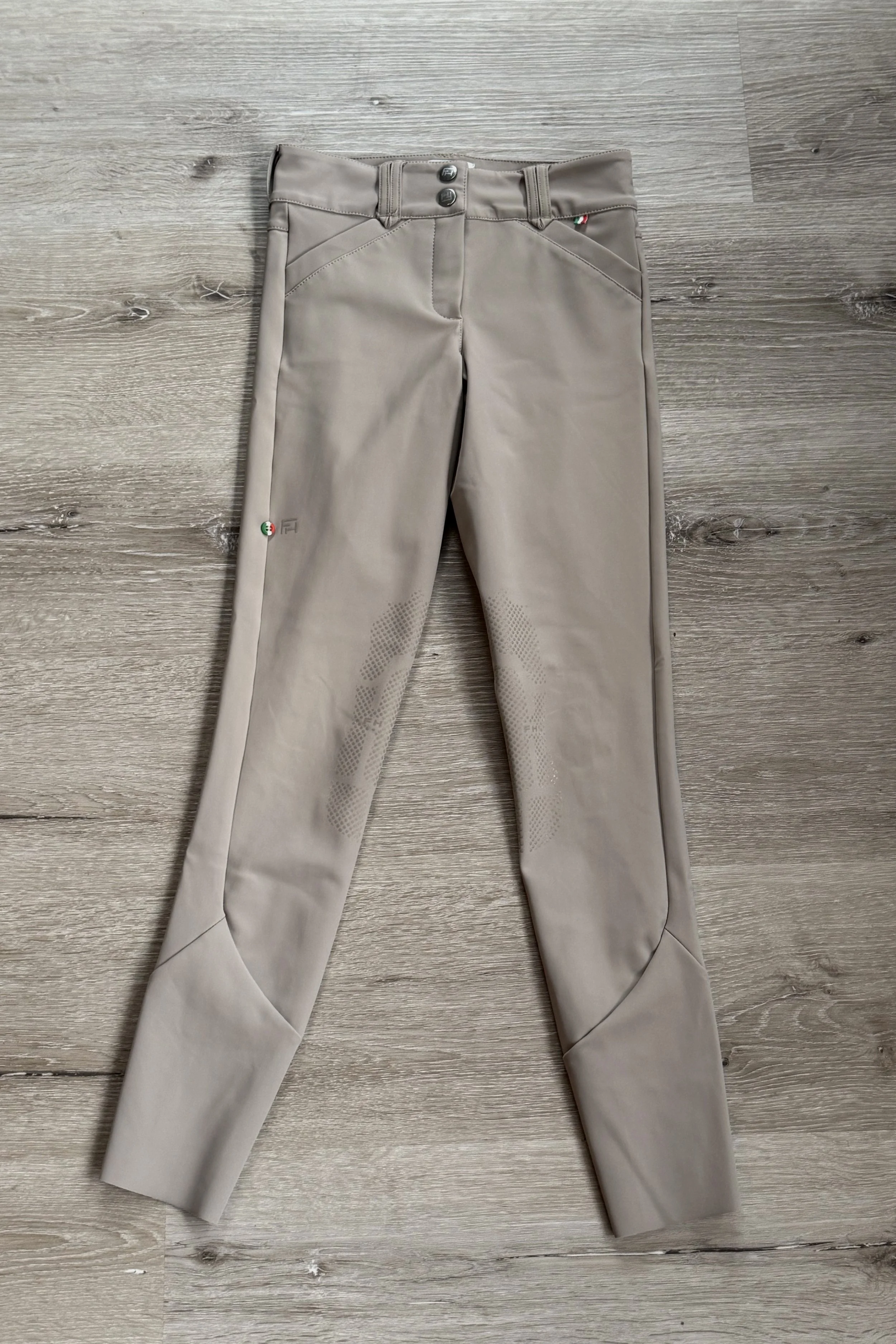 For Horses Matilde Ultra Move Breeches In Tan - Kids 12