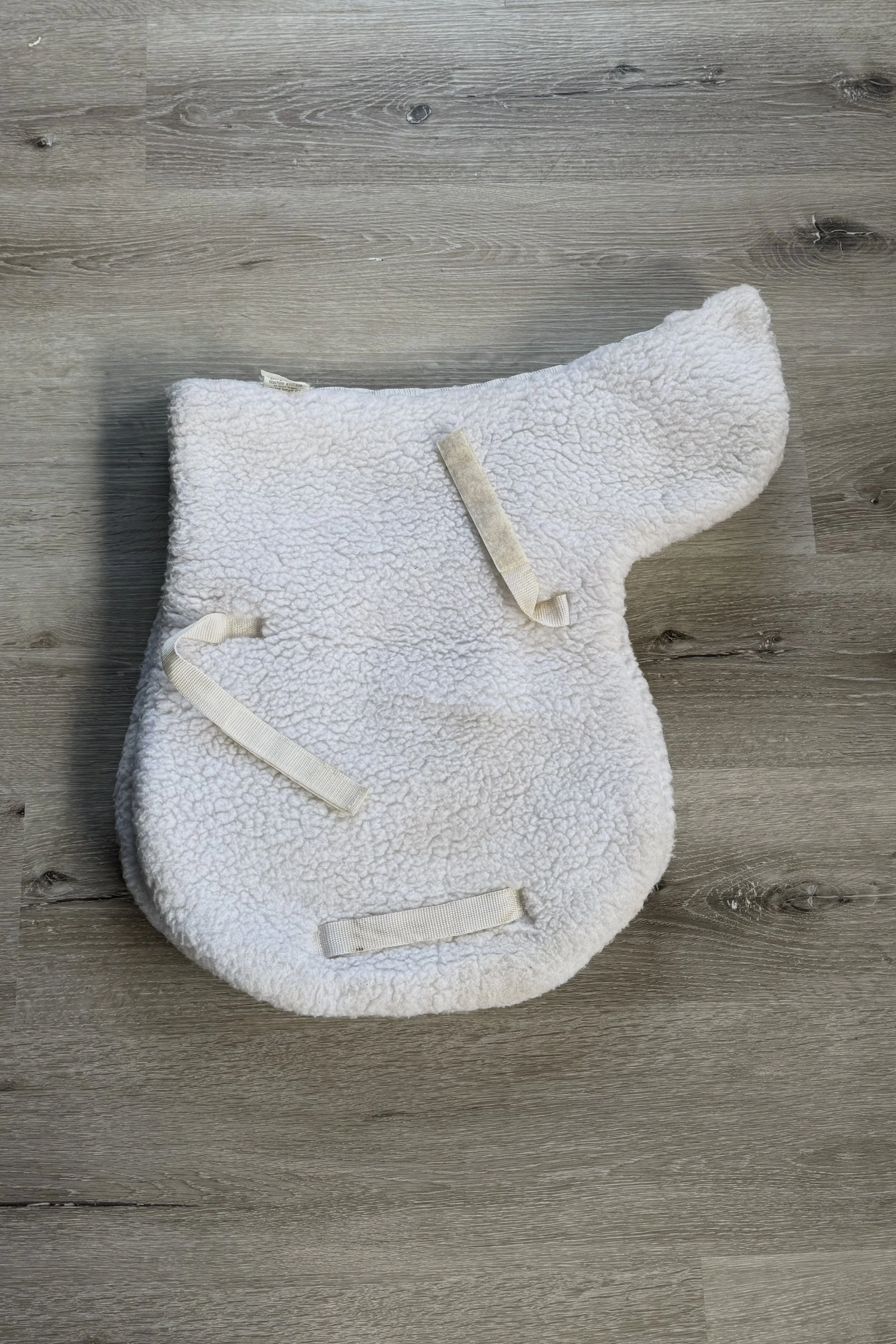 Roma Miller Equi-Fleece Contour All Purpose Pad In White - 16-16.5"