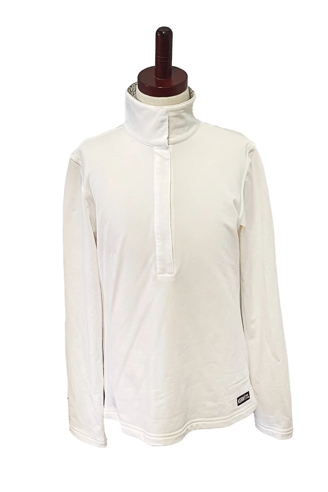 Kerrits Winter Circuit Show Shirt In White/Bits - Kids Medium - 2nd Round Equestrian