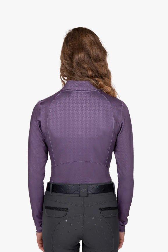 QHP Fayen Baselayer Sport Shirt In Vintage Violet - 2nd Round Equestrian