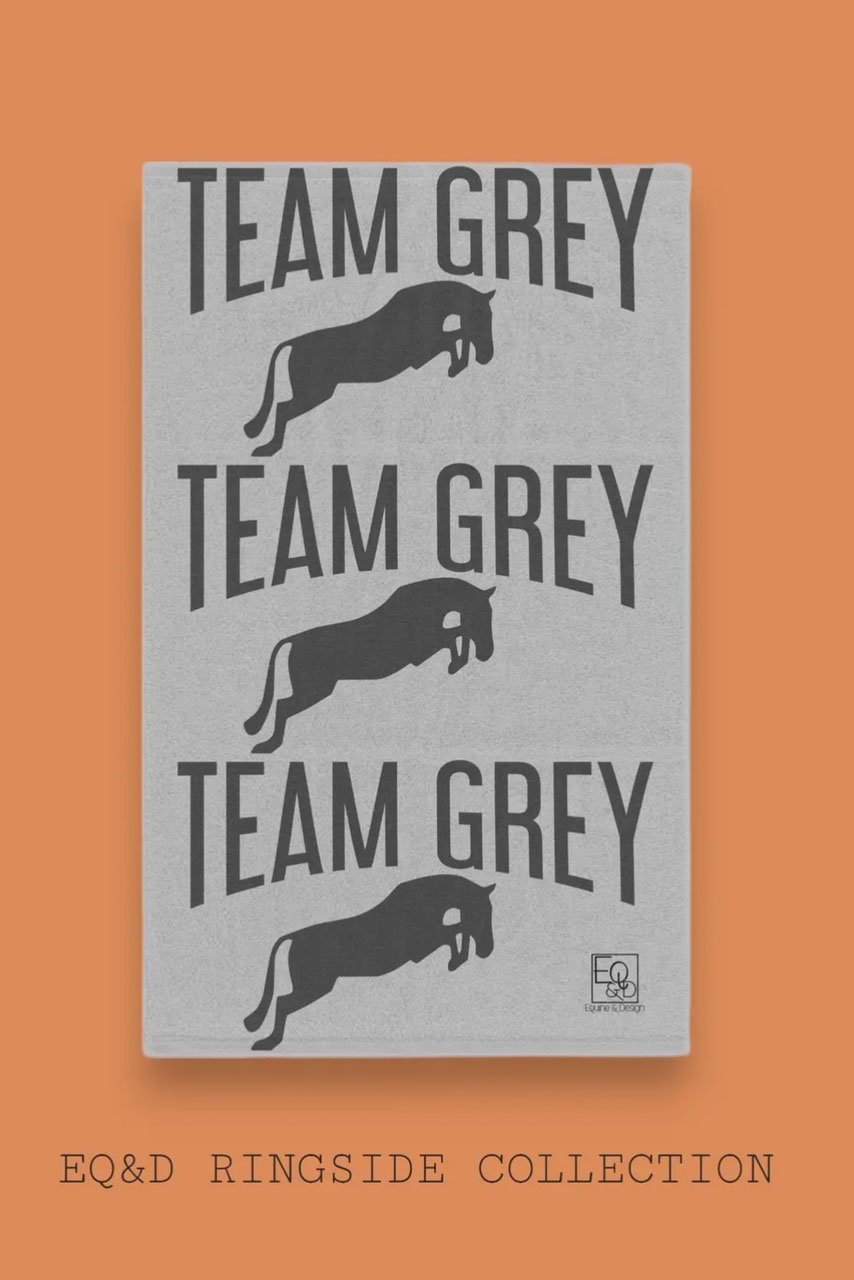 Equine & Design Team Grey Ringside Towel - 2nd Round Equestrian