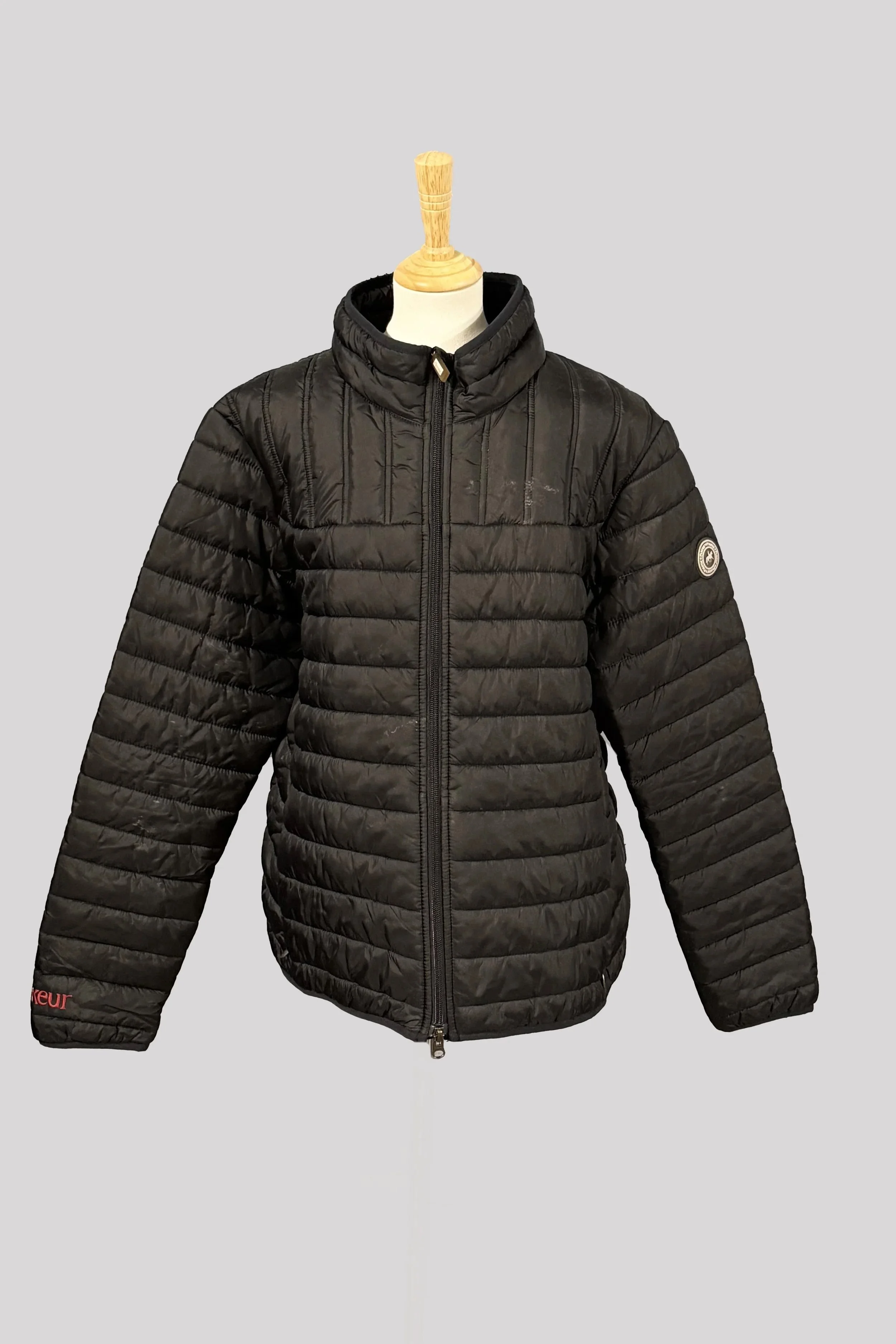 Pikeur Marleen Quilted Jacket In Black - US 18