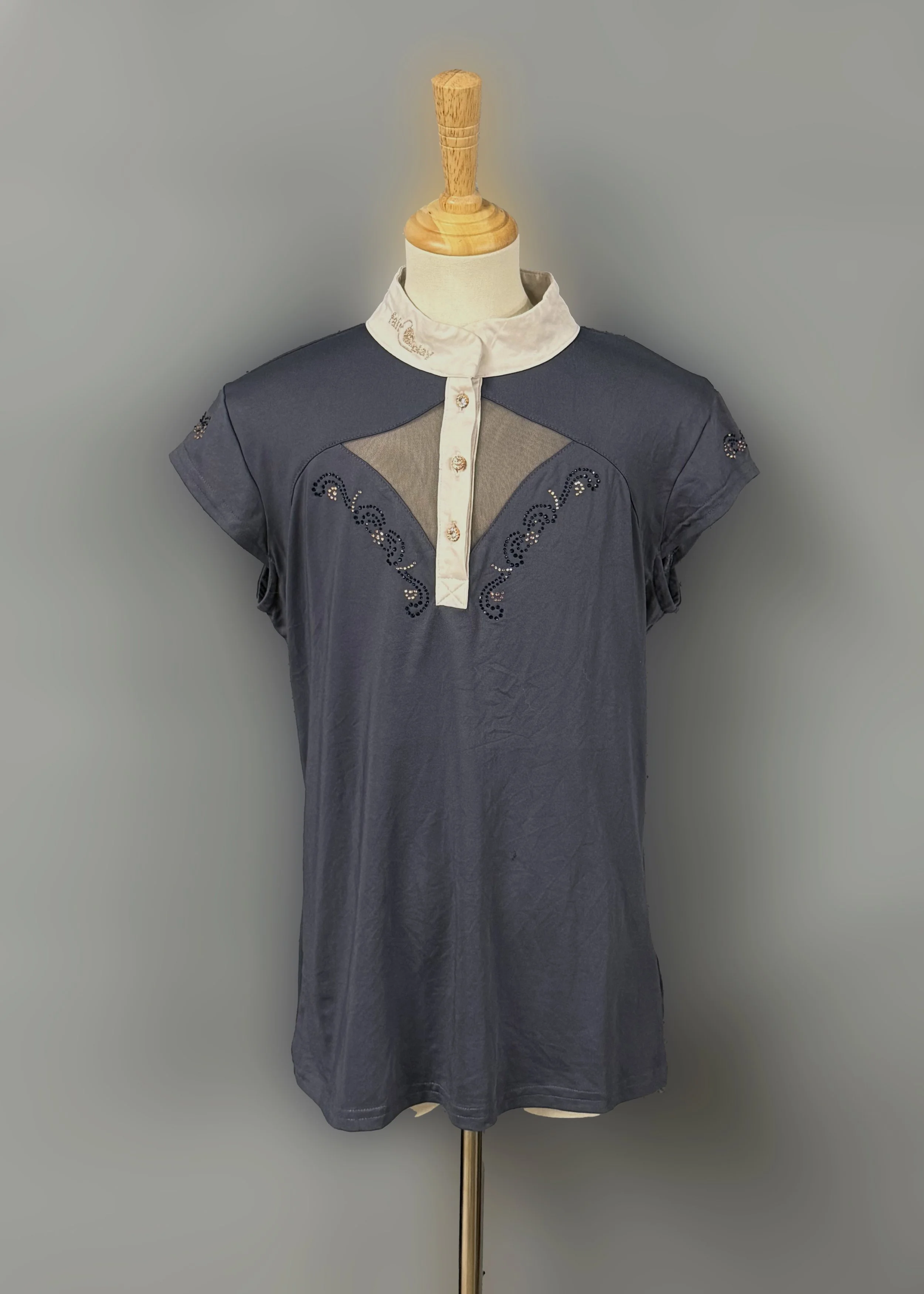 Fair Play Catherine Competiton Shirt In Blue - Medium