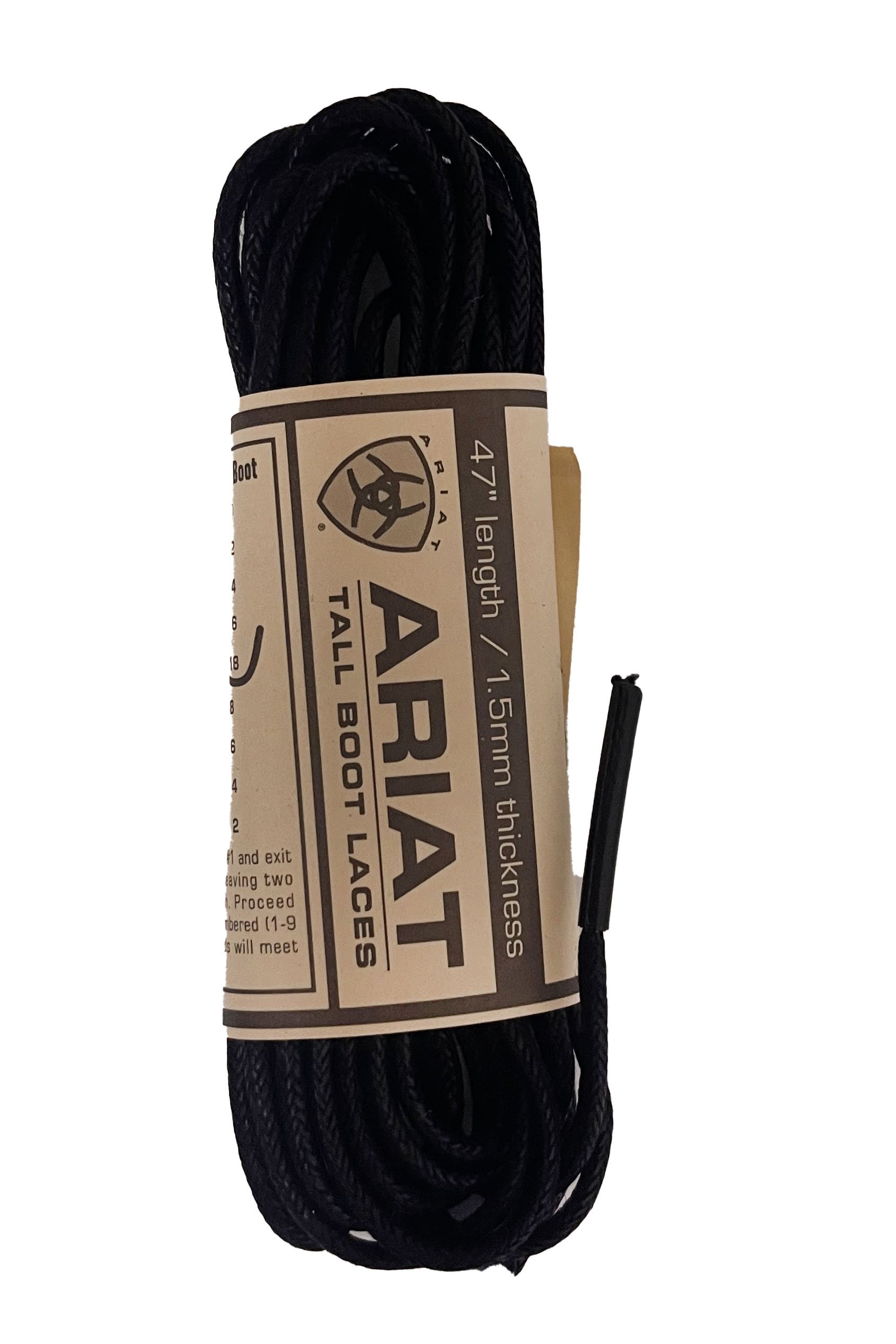 Ariat Tall Boot Laces In Black