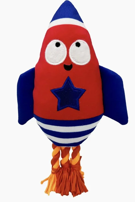 Huxley & Kent Rocket Man Dog Toy