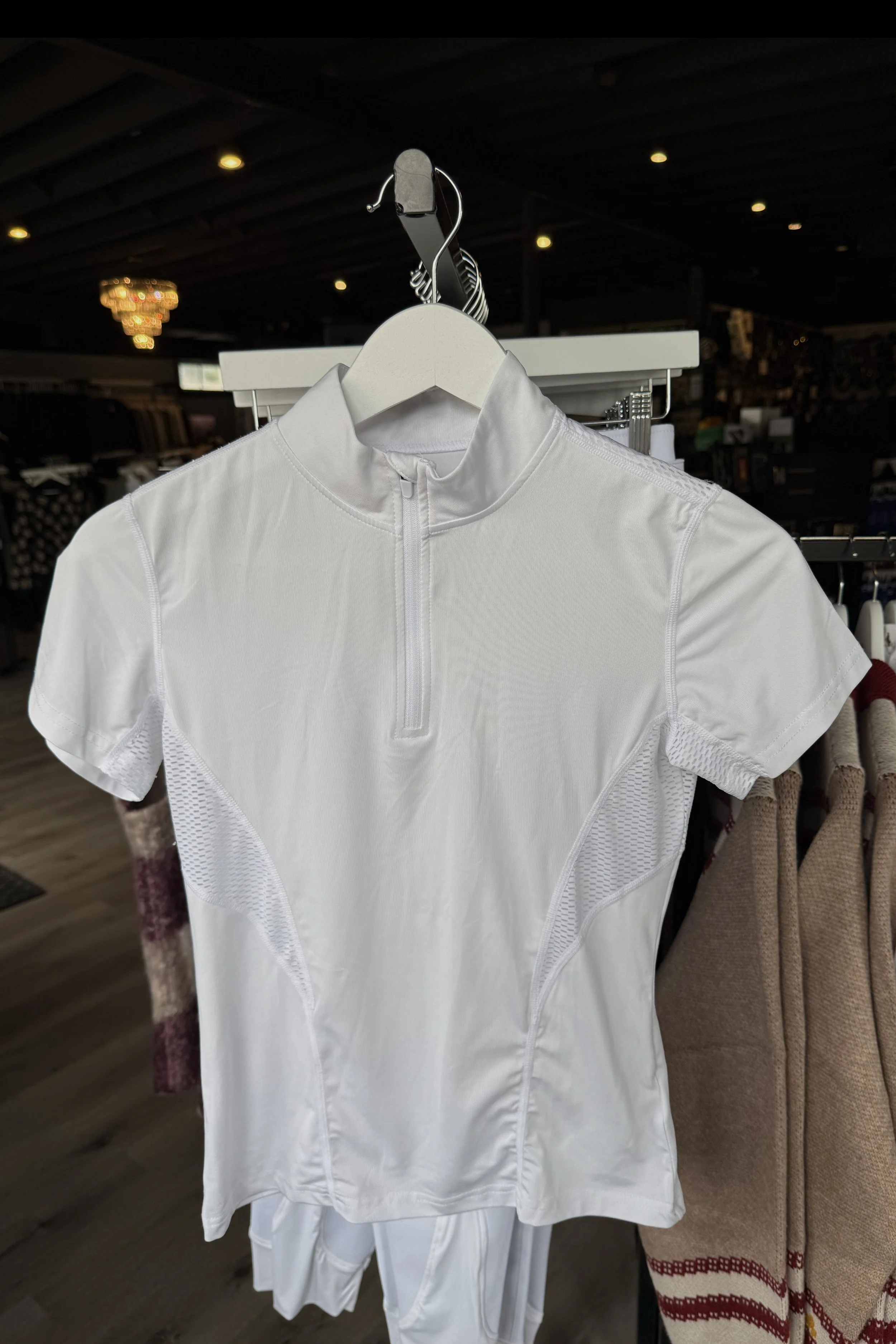 Fitst4 Short Sleeve Show Shirt In White - Kids Large