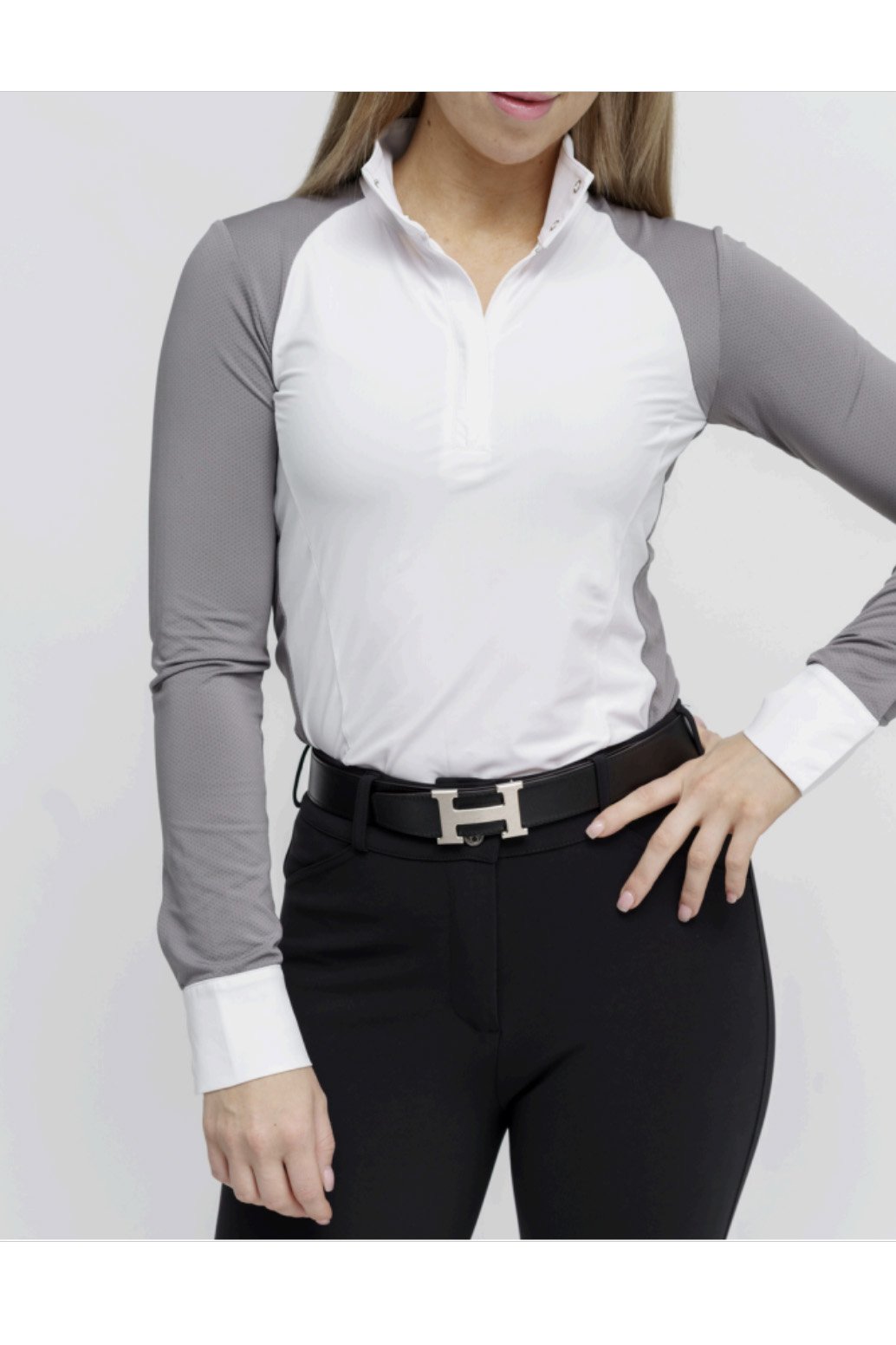 TKEQ The 'SLOAN' Competition Shirt In Opal & White