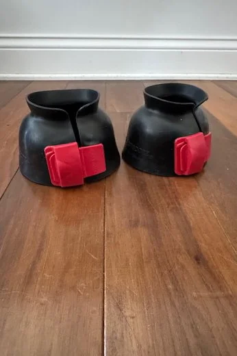 Thinline Gatorbootz Bell Boots In Black - Medium