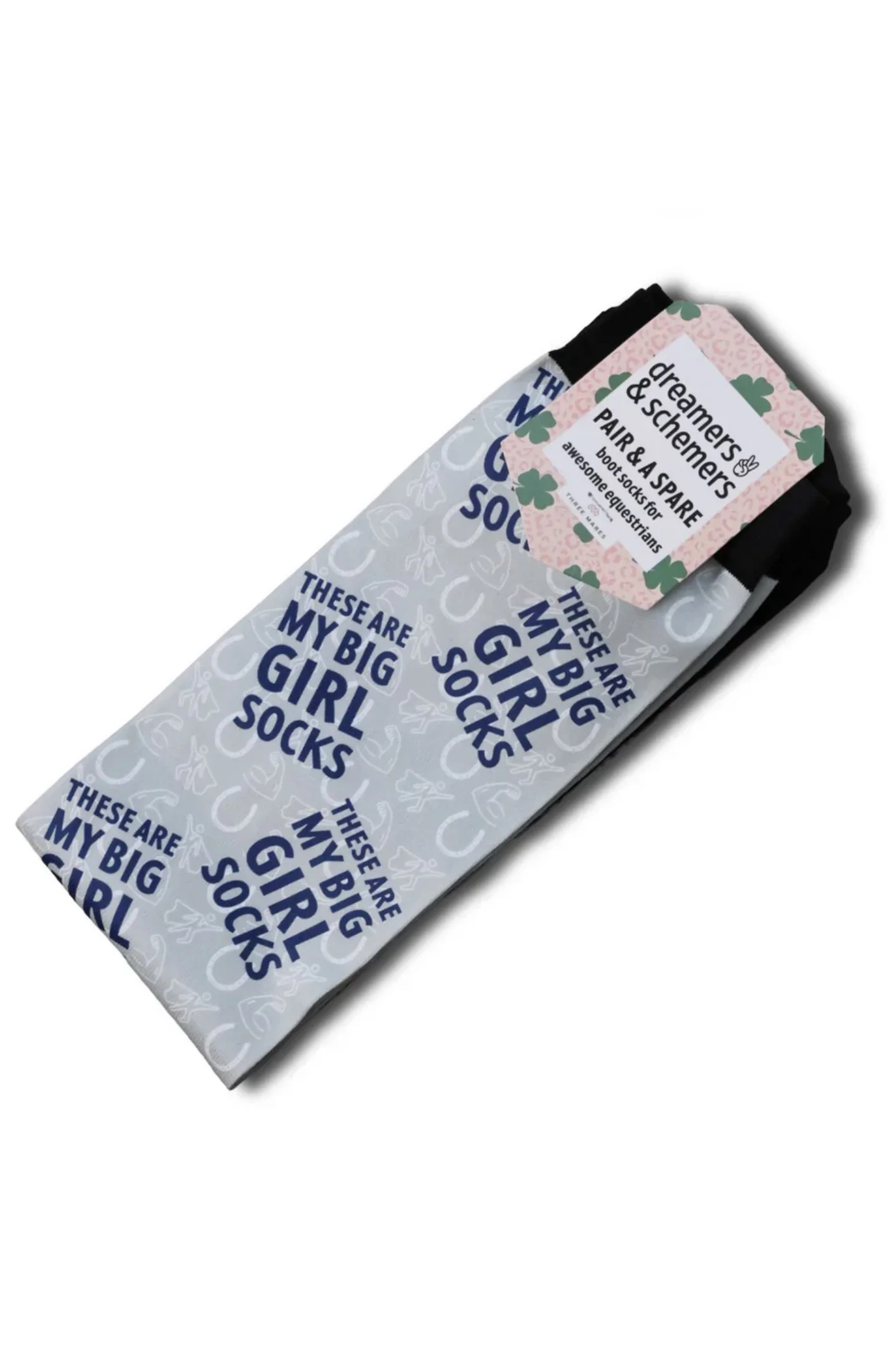 DREAMERS & SCHEMERS Big Girl Socks Pair & a Spare - Adult