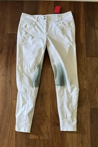 Smartpak Alexus Full Seat Breeches in White - Size 30