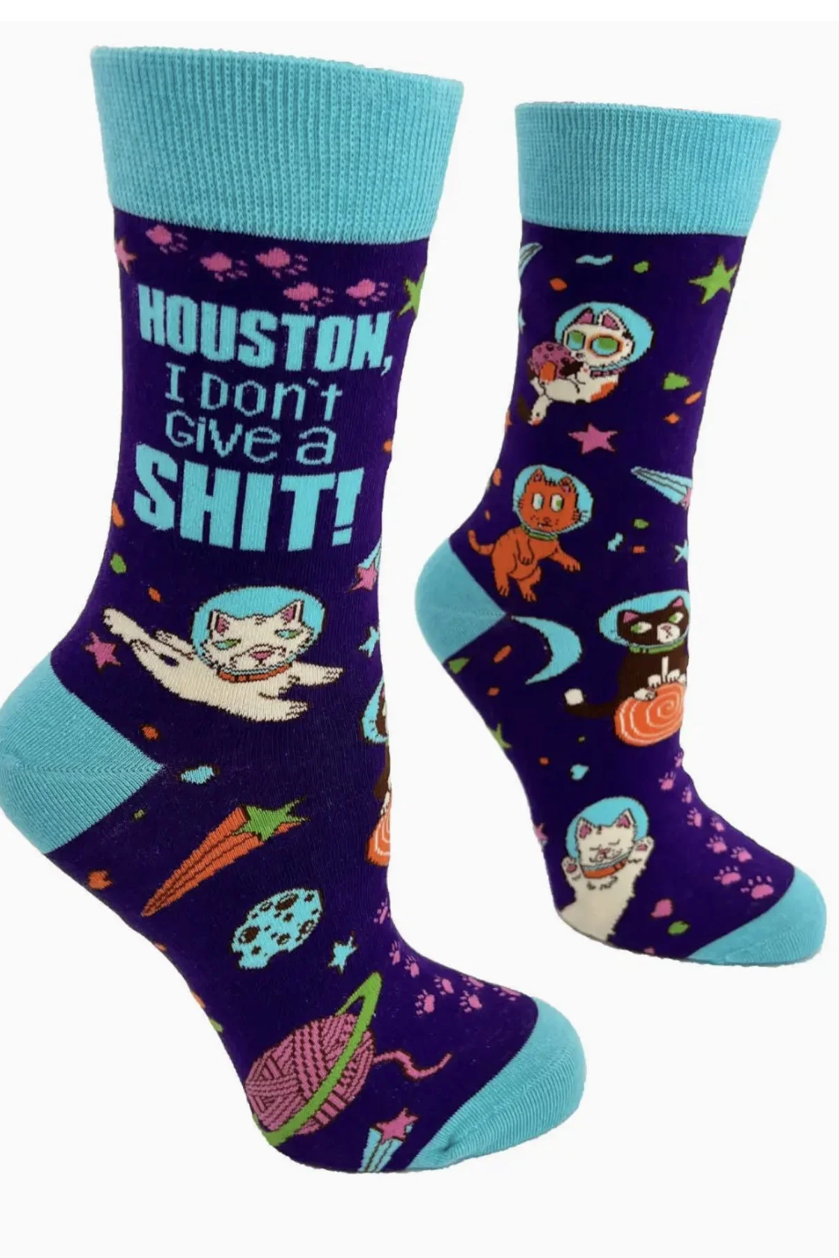 Fabdaz - Houston I Don't Give A Shit Ladies' Crew Socks