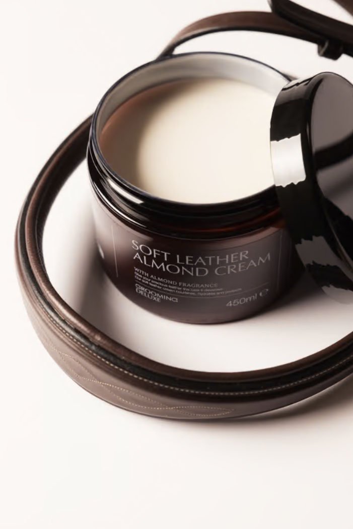 Grooming Deluxe By Kentucky Horsewear Soft Leather Almond Cream - 450ml - 2nd Round Equestrian