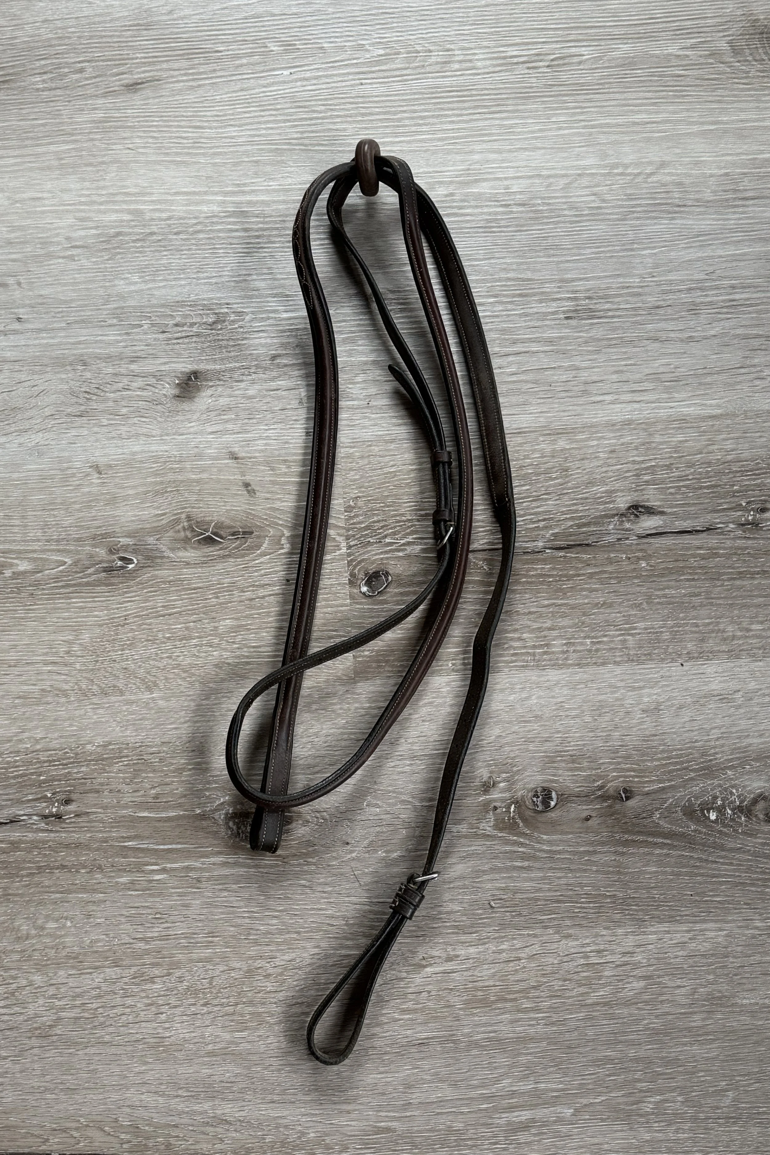 Bobby Fancy Stitched Standing Martingale In Brown - Pony