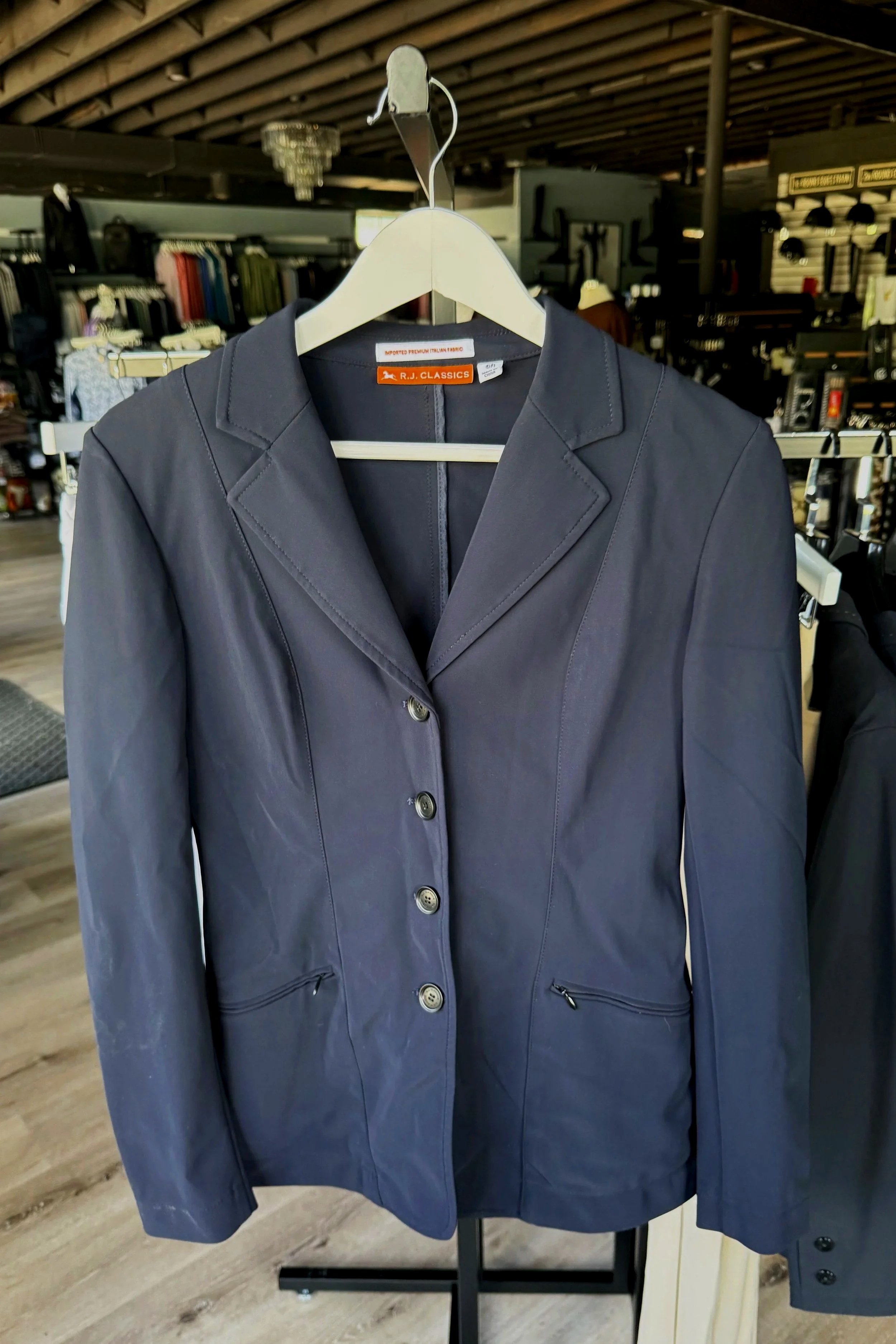 RJ Classics Victory Show Coat In Navy - 6 Regular