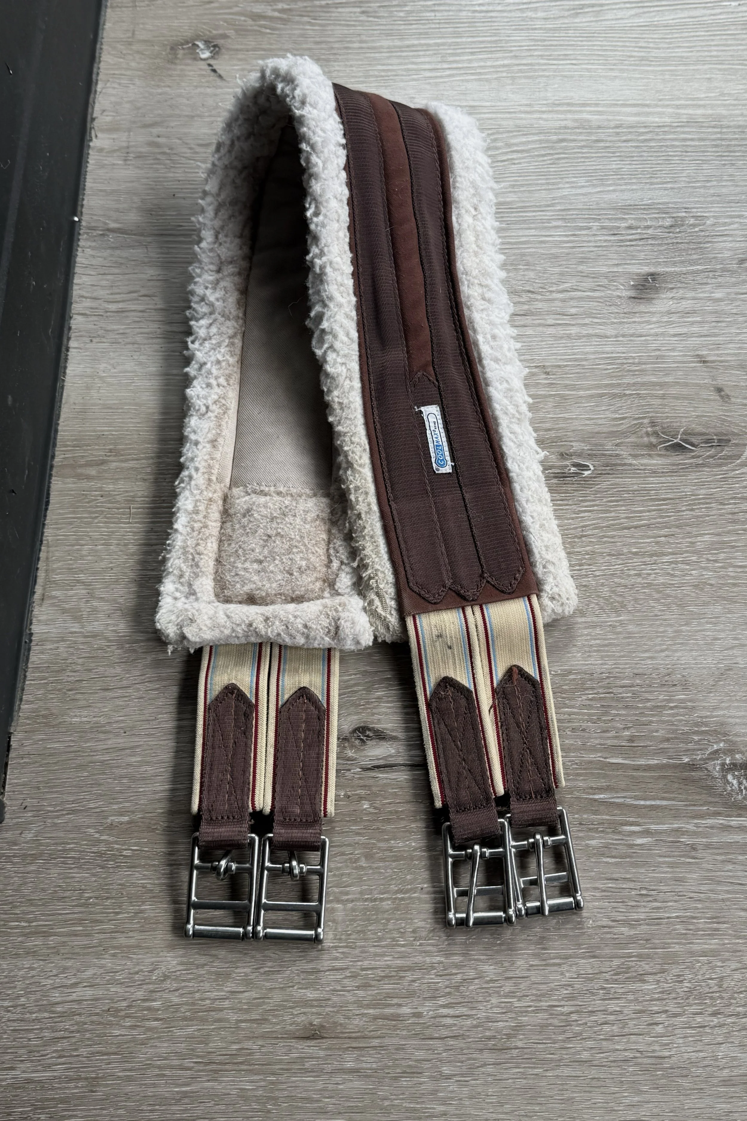 Lettia Coolmax Fleece Girth In Brown - 42"