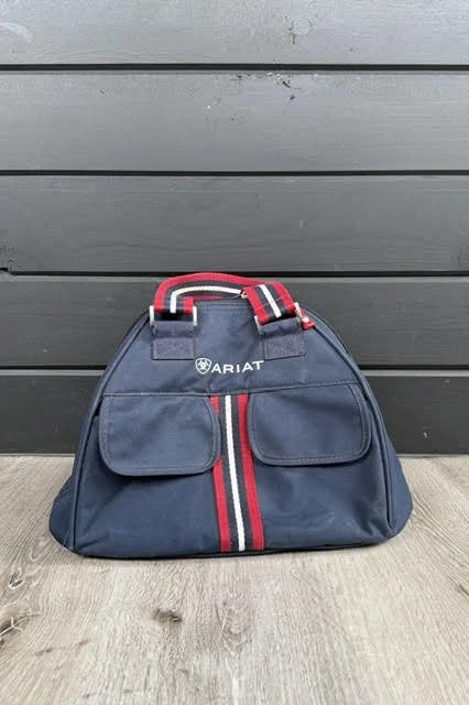 Ariat Helmet Bag In Navy/White/Red