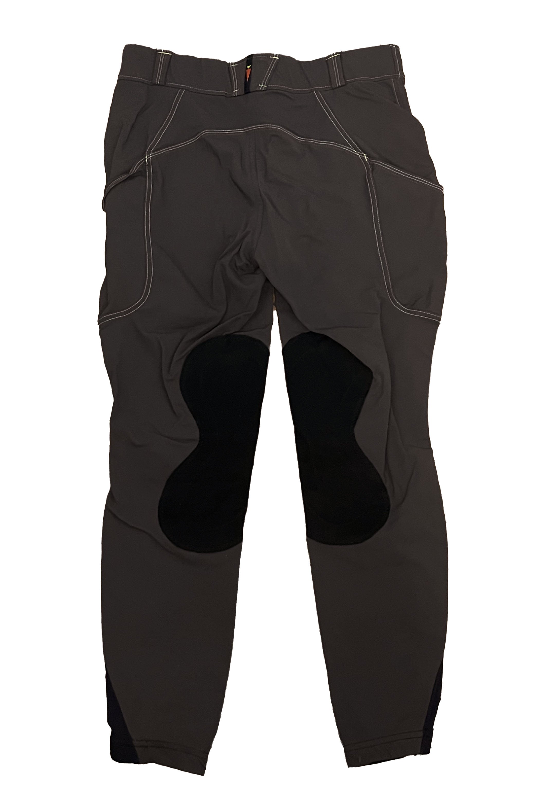 Kerrits Softshell Knee Patch Breech In Khaki - Medium - 2nd Round Equestrian
