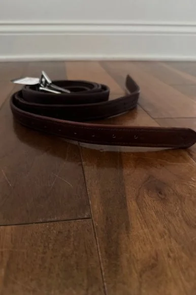 Henri De Rivel Stirrup Leathers In Brown - 54"
