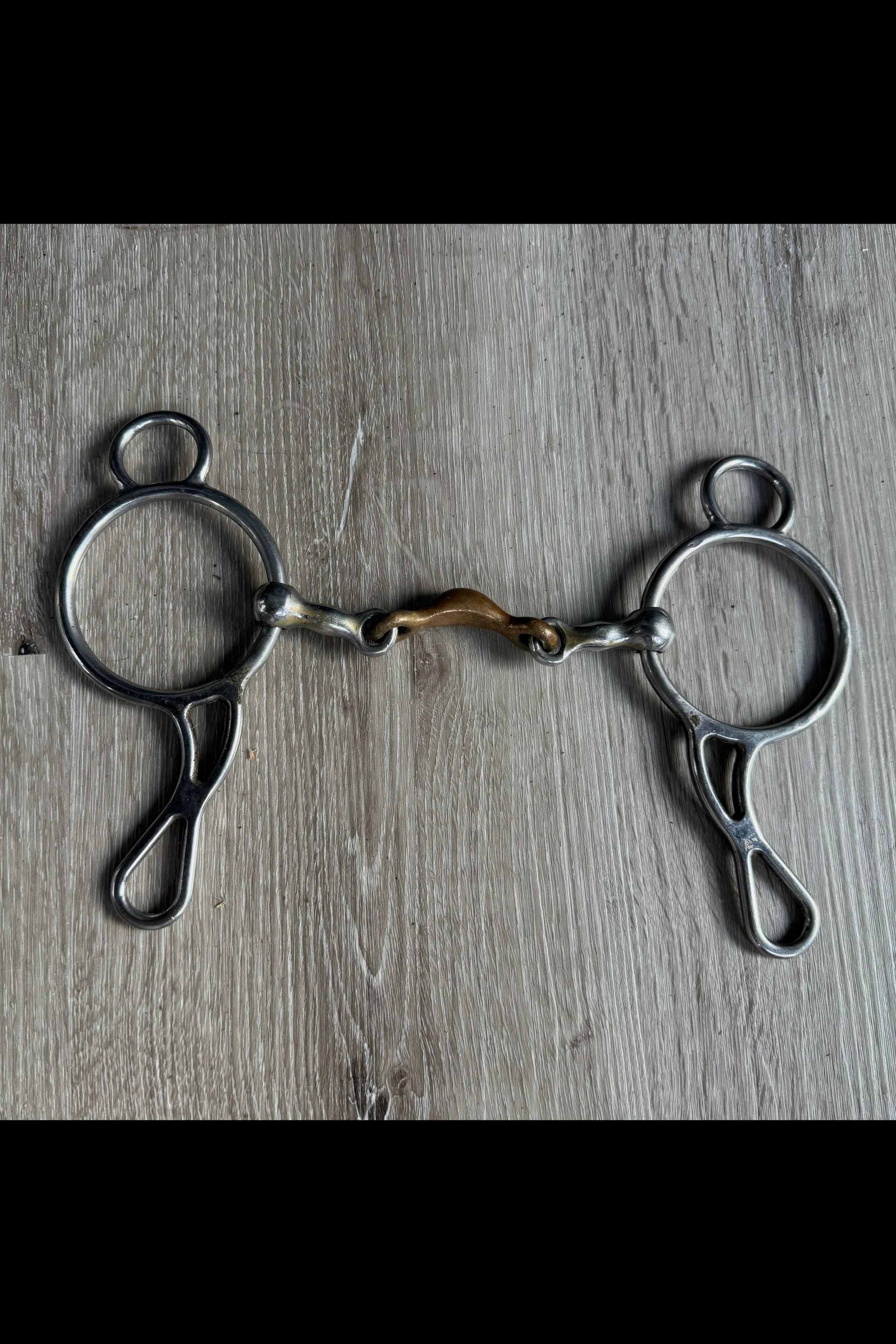 Western SS Moon Dogbone Wonder Gag Bit - 5"