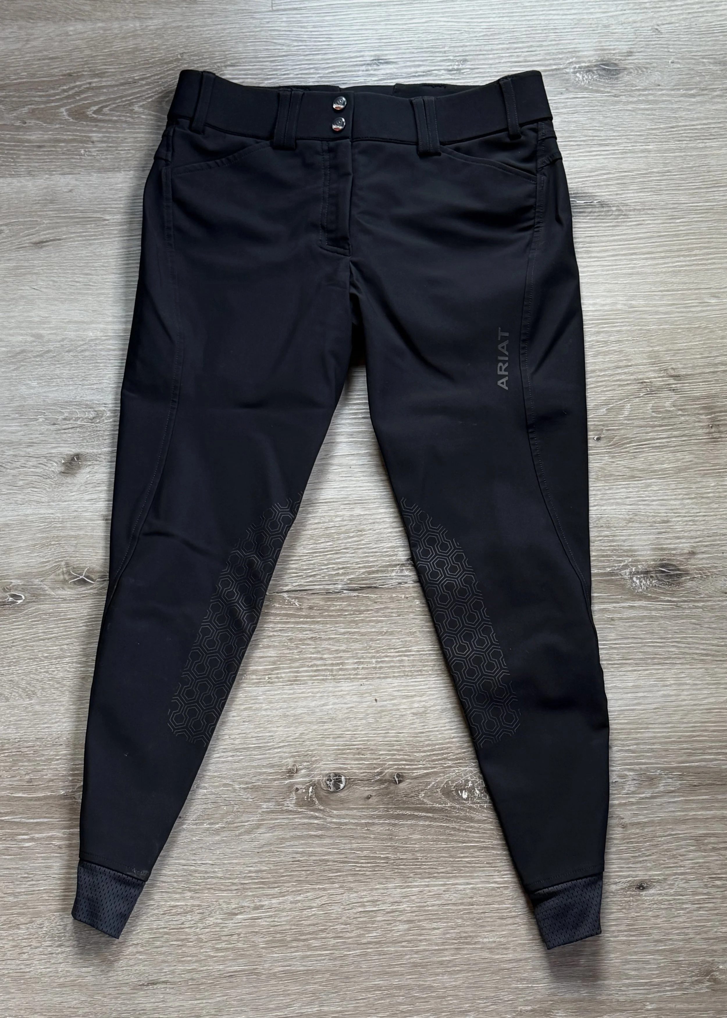 Ariat Tri Factor Knee Grip Breech In Black - 26R