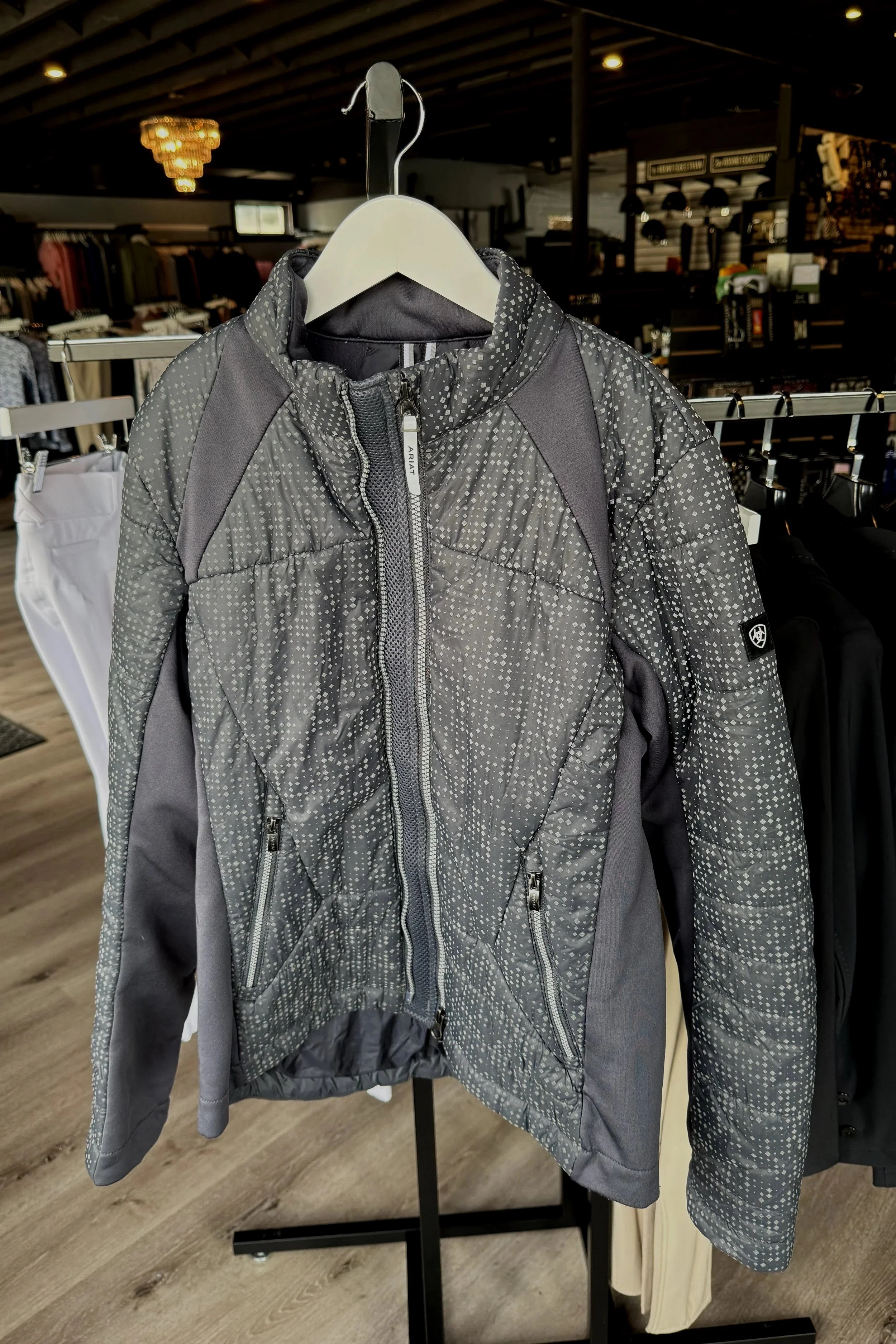 Ariat Lumina Insulated Jacket Reflective Dark Grey - Small
