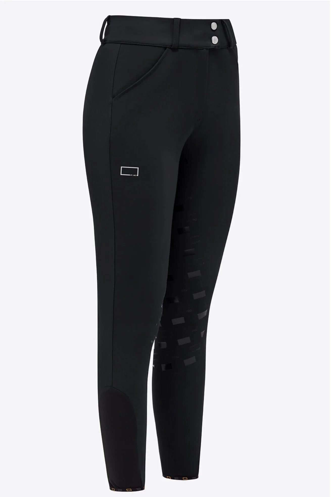 RIDER'S GENE WOMEN'S FULL GRIP DRESSAGE BREECHES IN BLACK