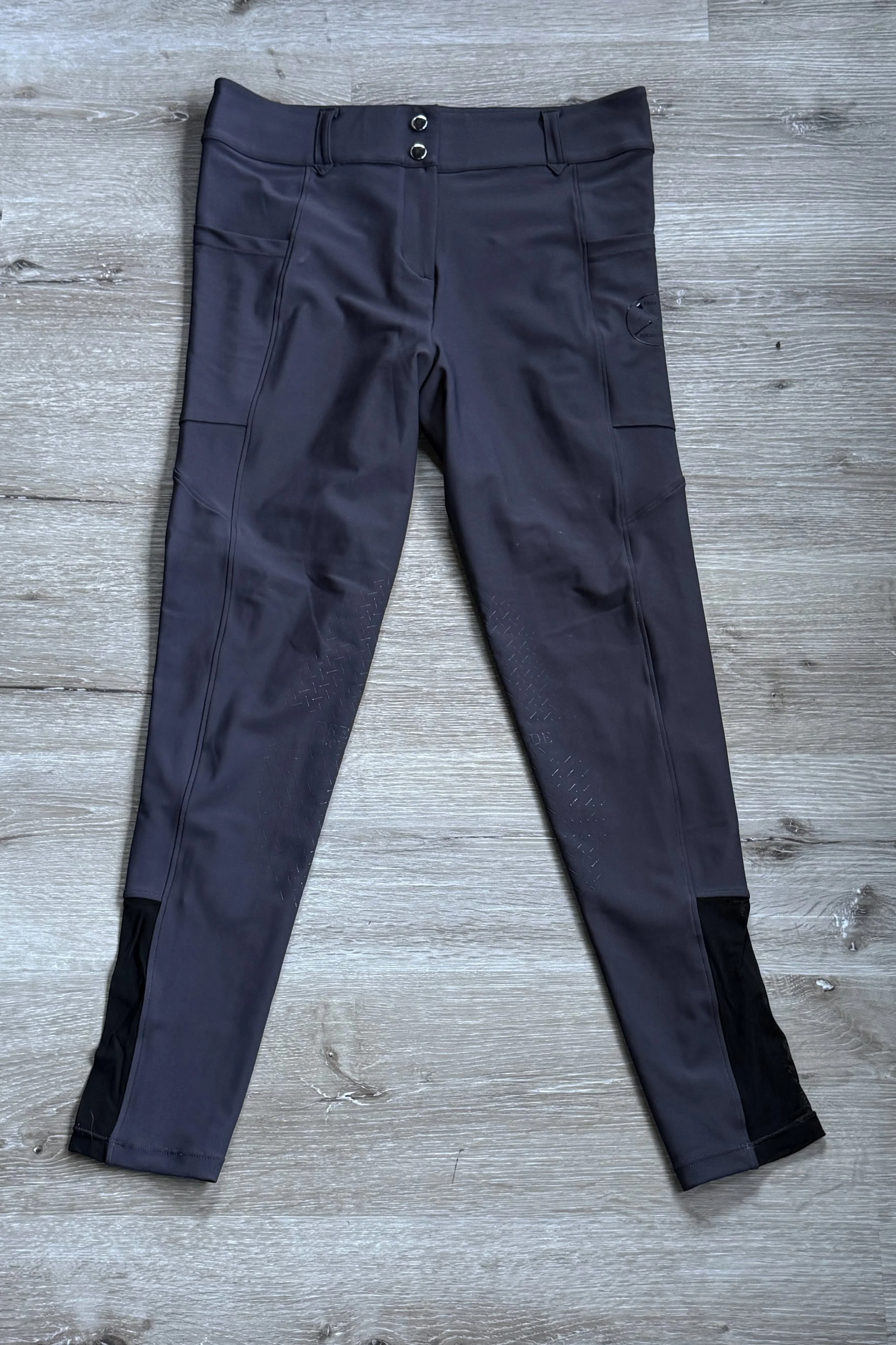 Free Ride Lux Zip Knee Patch Breech In Charcoal - XXL