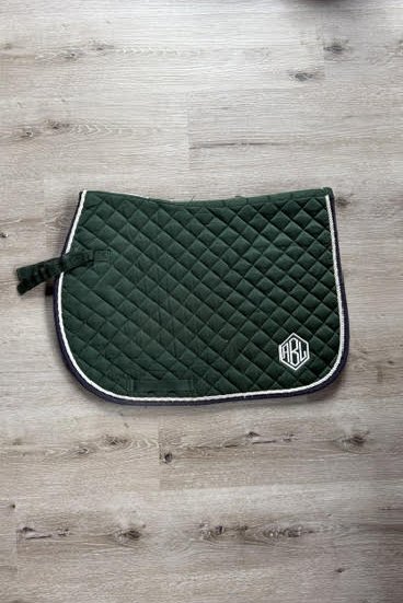Smartpack Classic Medium Diamond Saddle Pad In Hunter Green - AP
