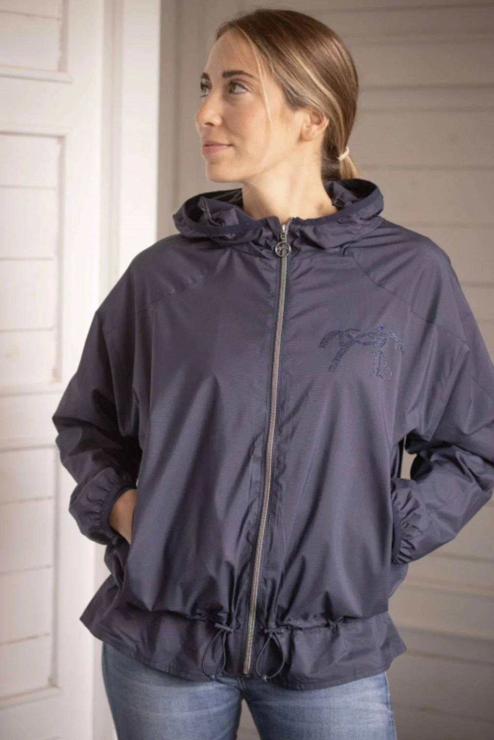 Penelope Tahori Jacket In Navy