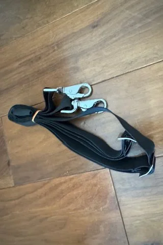 Elastic Leg Straps - Black