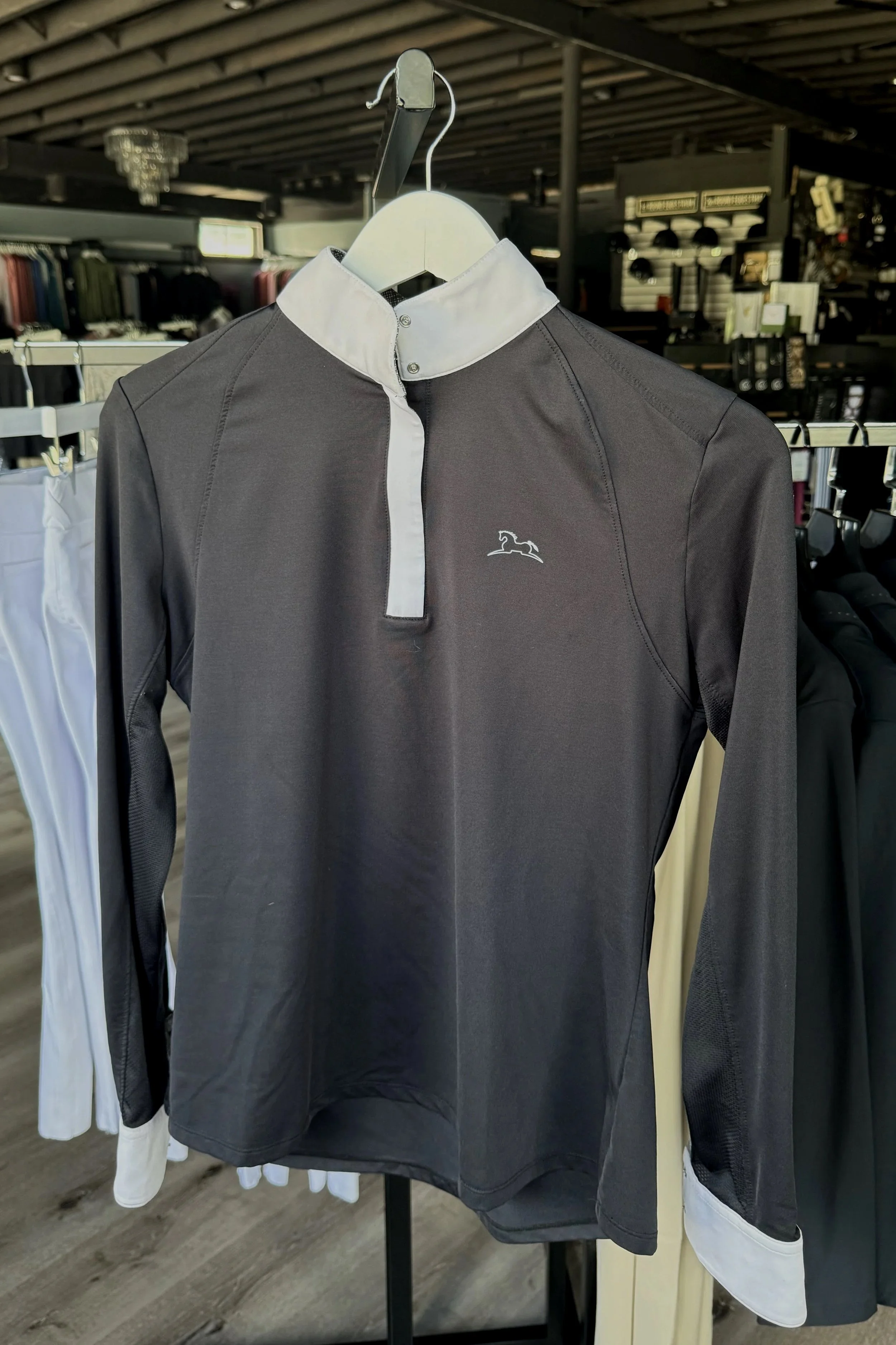 RJ Classics 37.5 Long Sleeve Show Shirt In Black - Medium