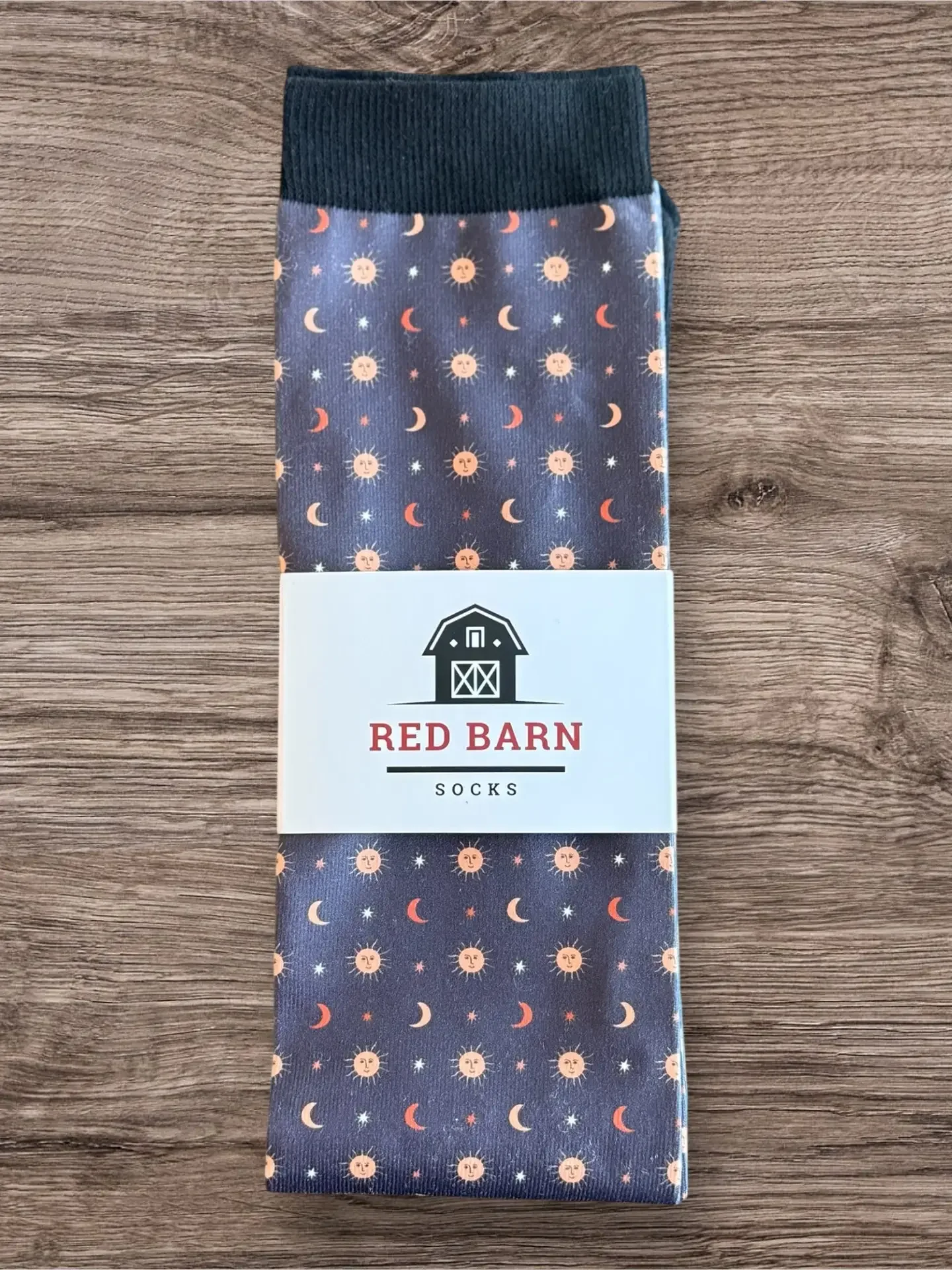 RED BARN SOCKS - Over The Moon Tall Boot Socks