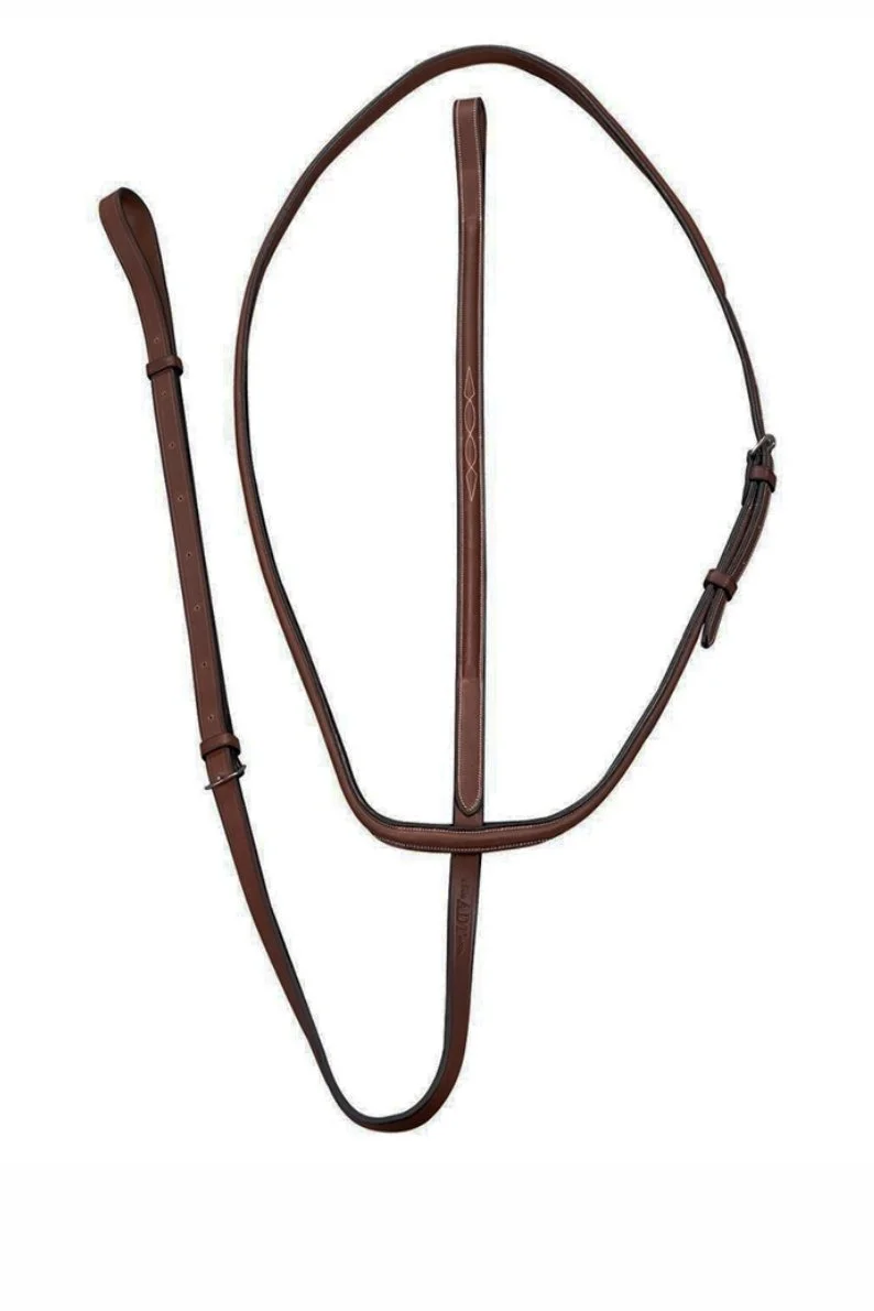Arc De Tromphe Imperial Standing Martingale In Brown - Oversize