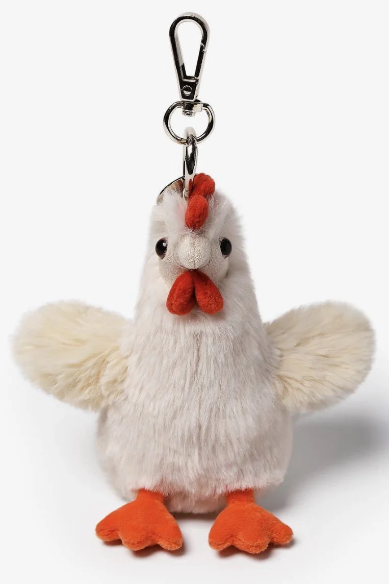 McHugs Cream Chubby Chick Stuffed Bag Charm