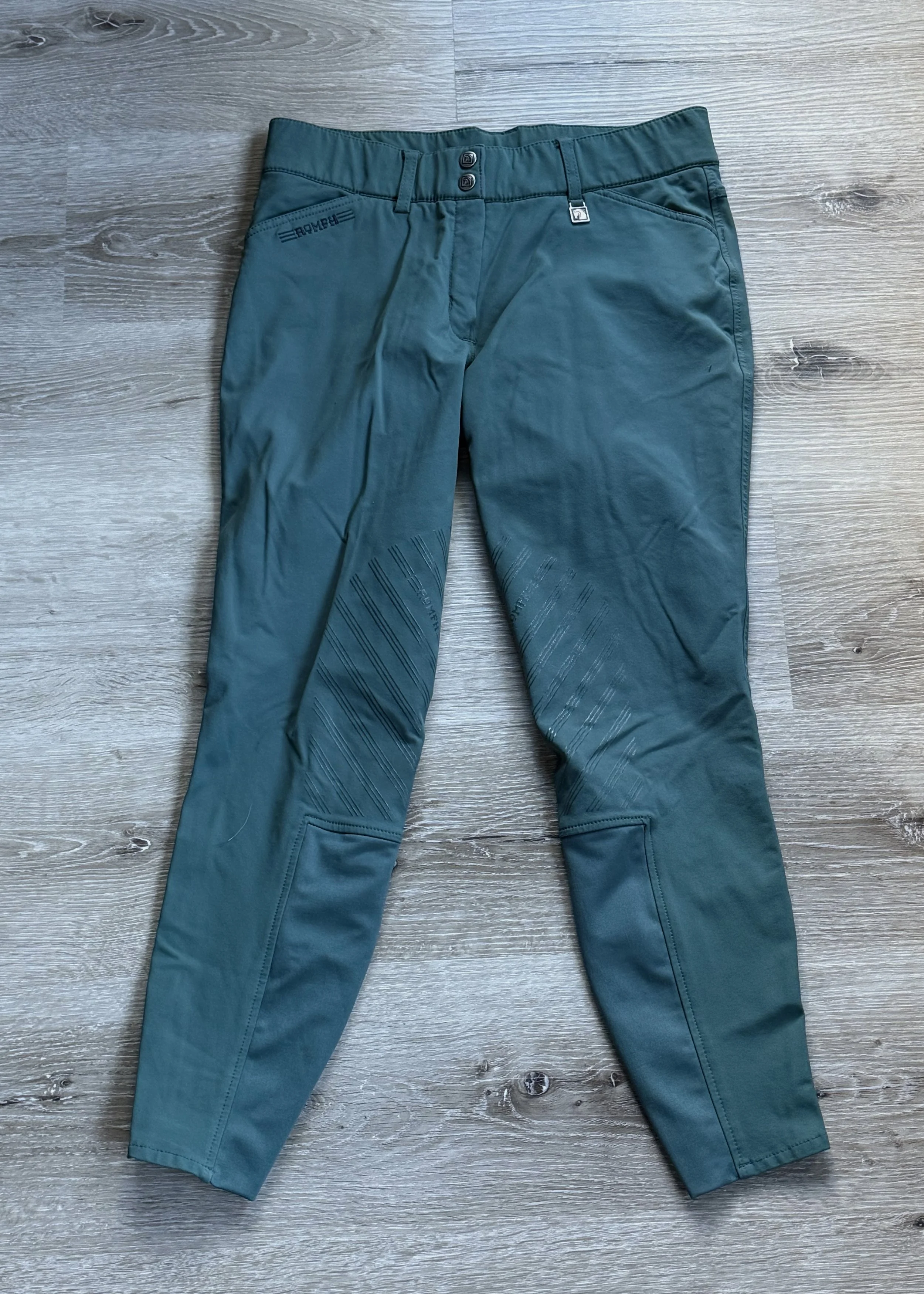 Romfh Sarafina Euro Knee Grip Breech In Emerald - 30R