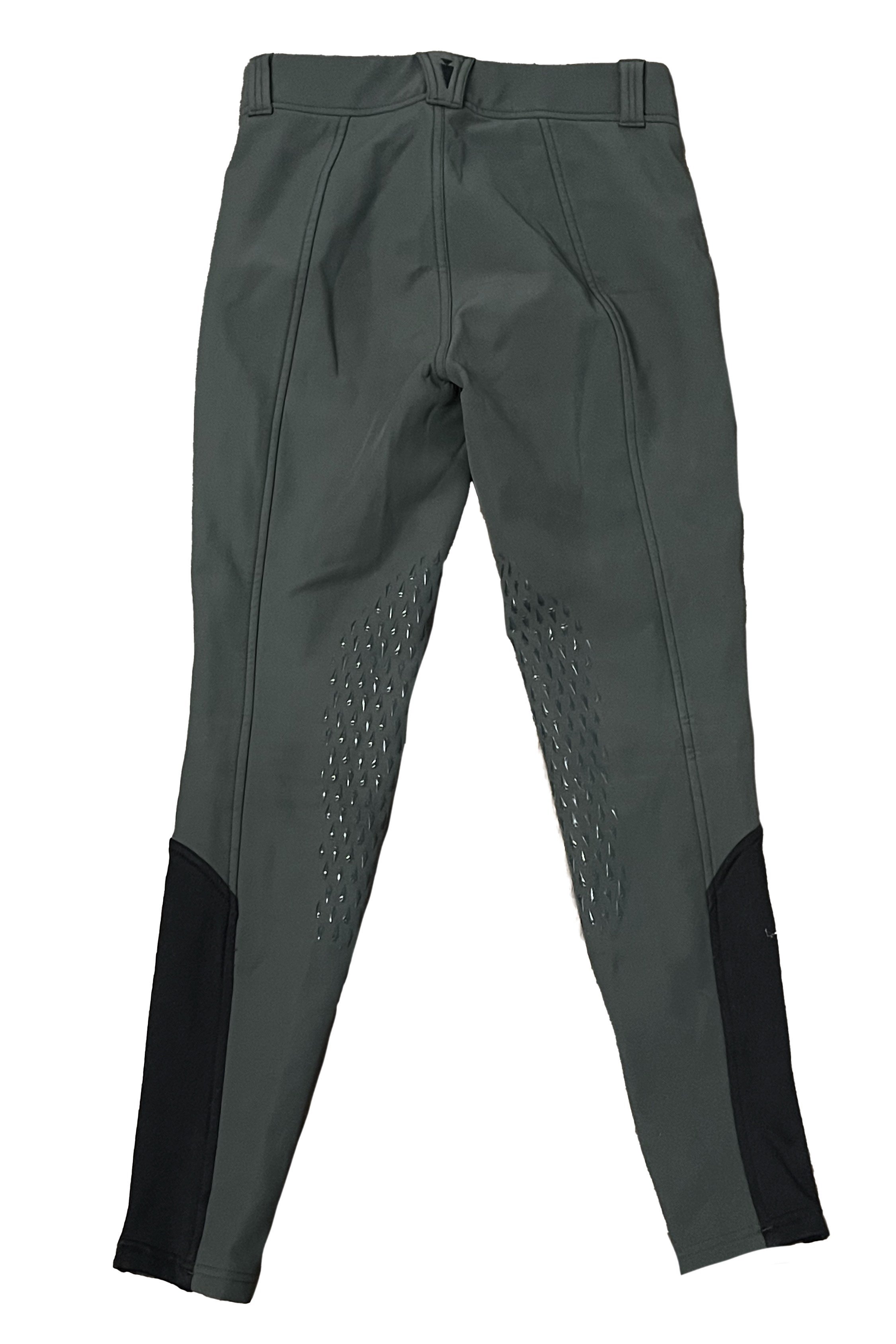 Kerrits 3 Season Tailored Knee Patch Riding Breech In Olive Green - Small - 2nd Round Equestrian