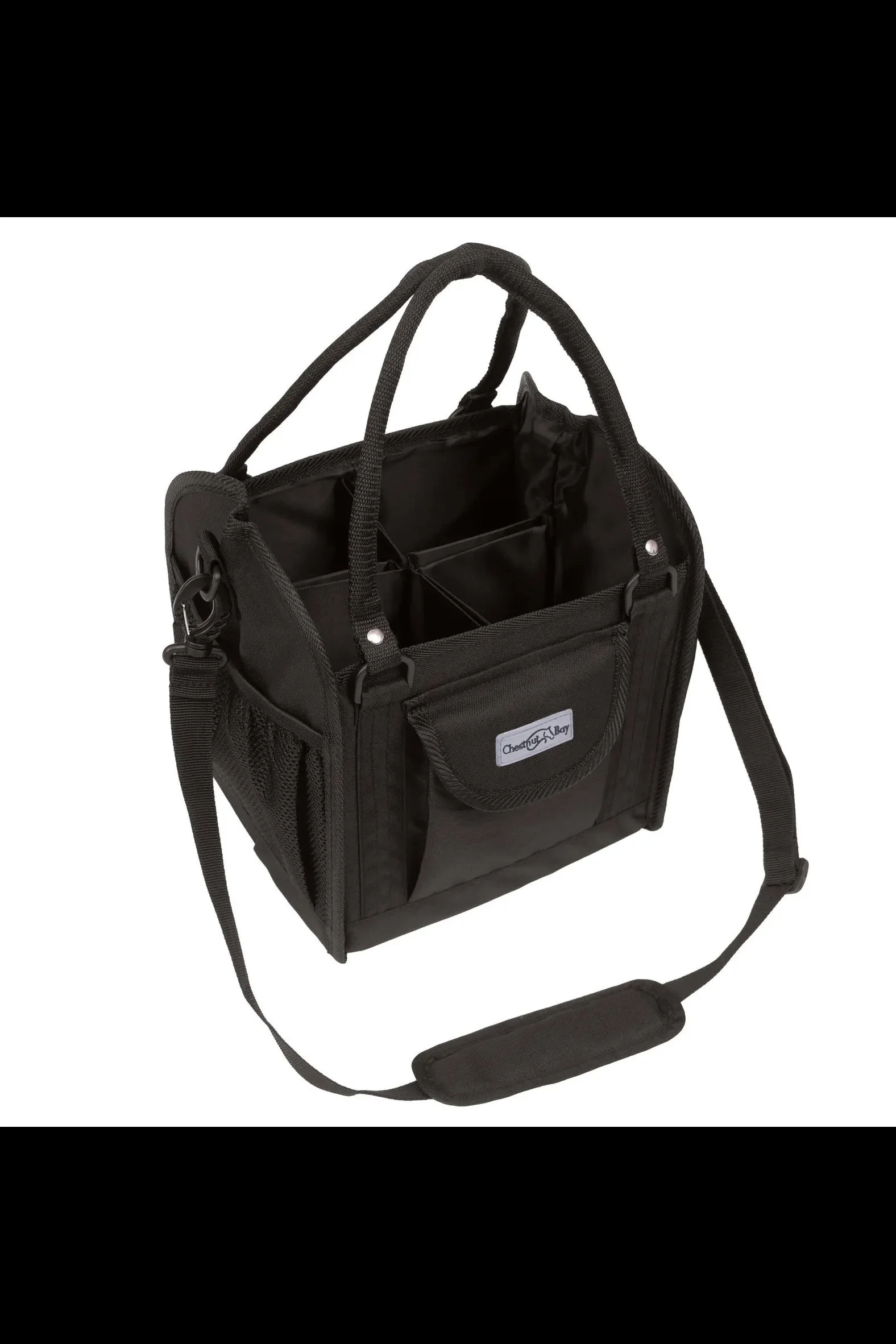 Chestnut Bay Small Collapsible Grooming Tote In Black