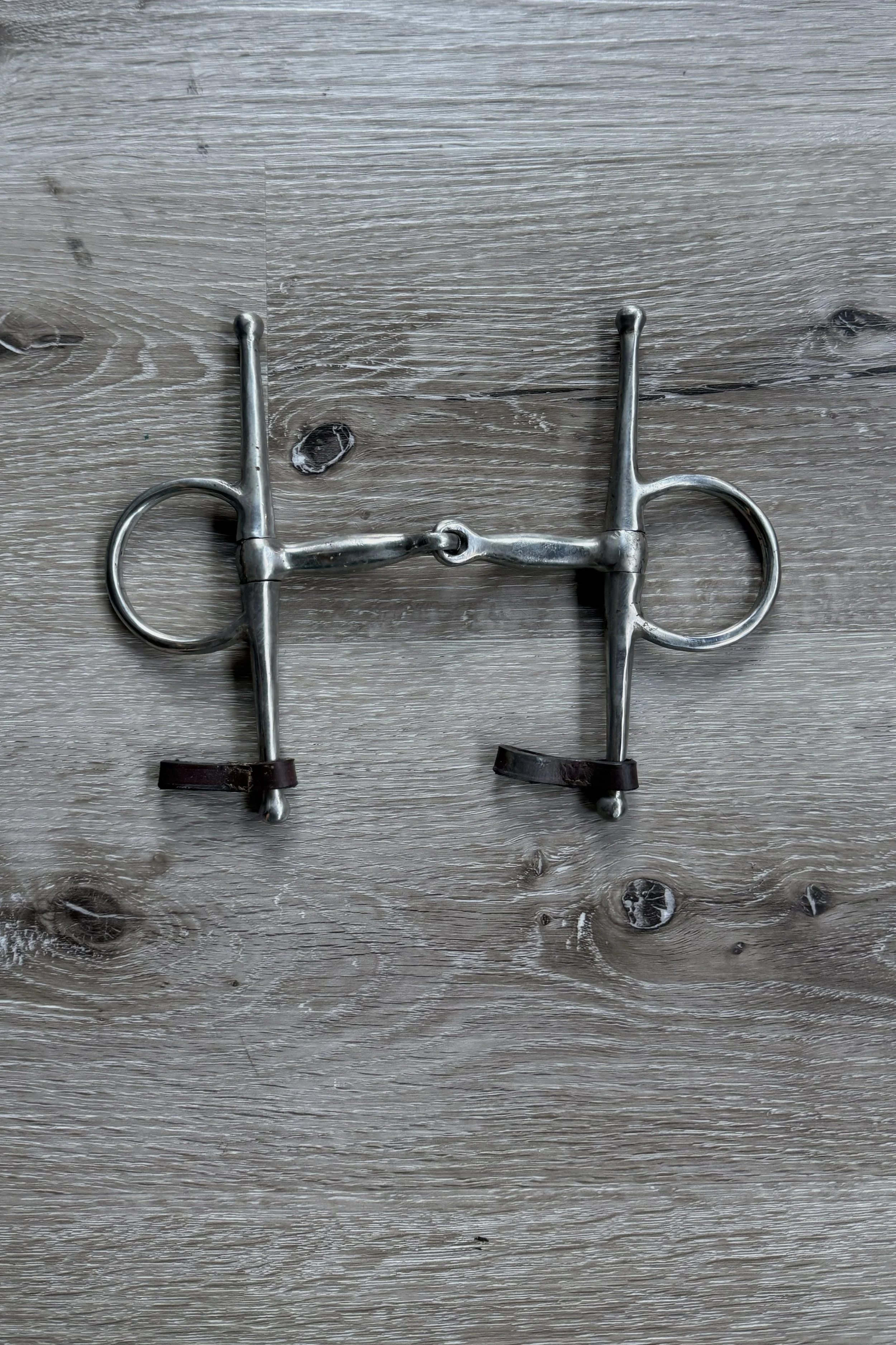 Single Jointed Full Cheek Bit With Bit Loops - 4.5"