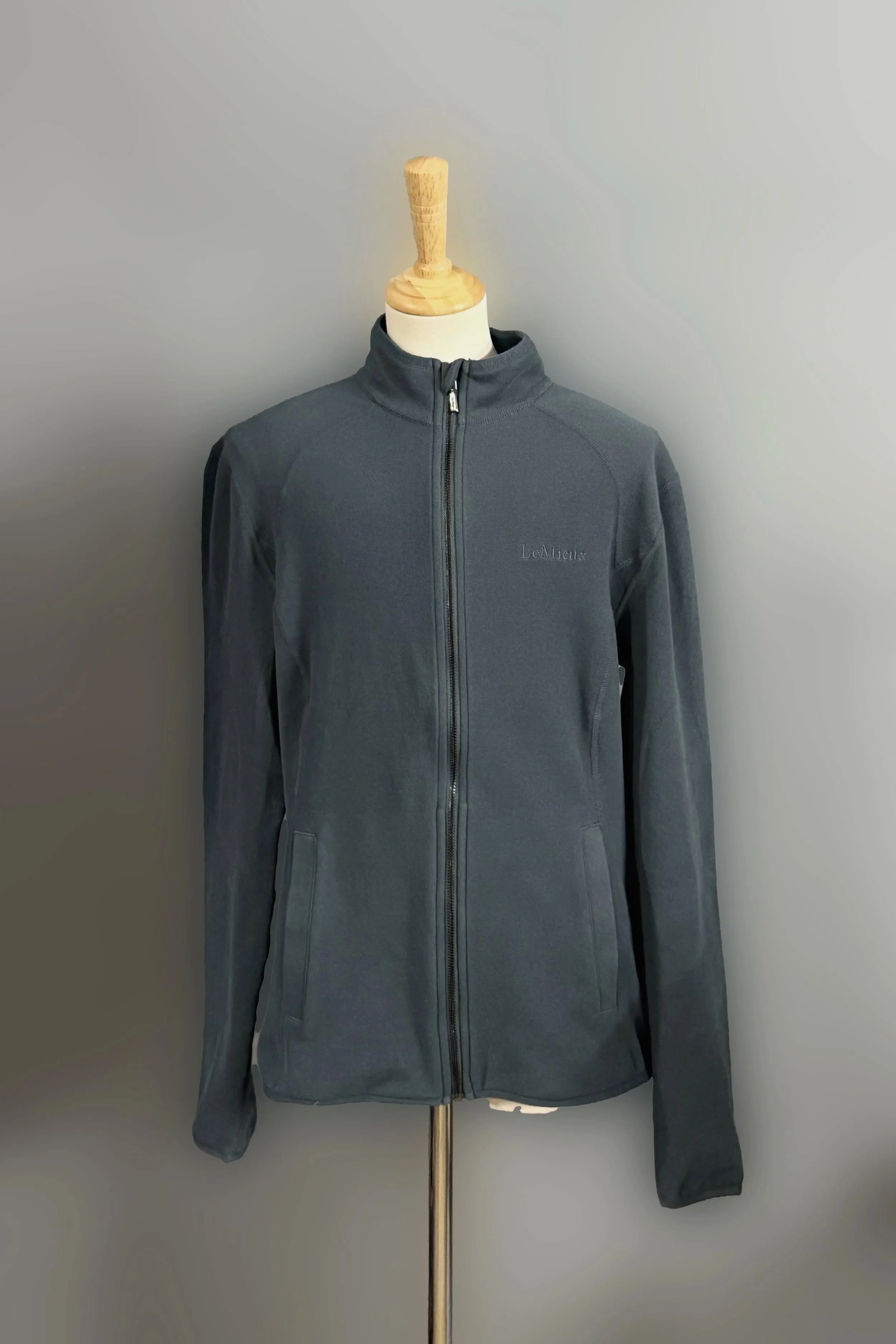 LeMieux Faye Fleece Zip Through Jacket In Petrol - US 2